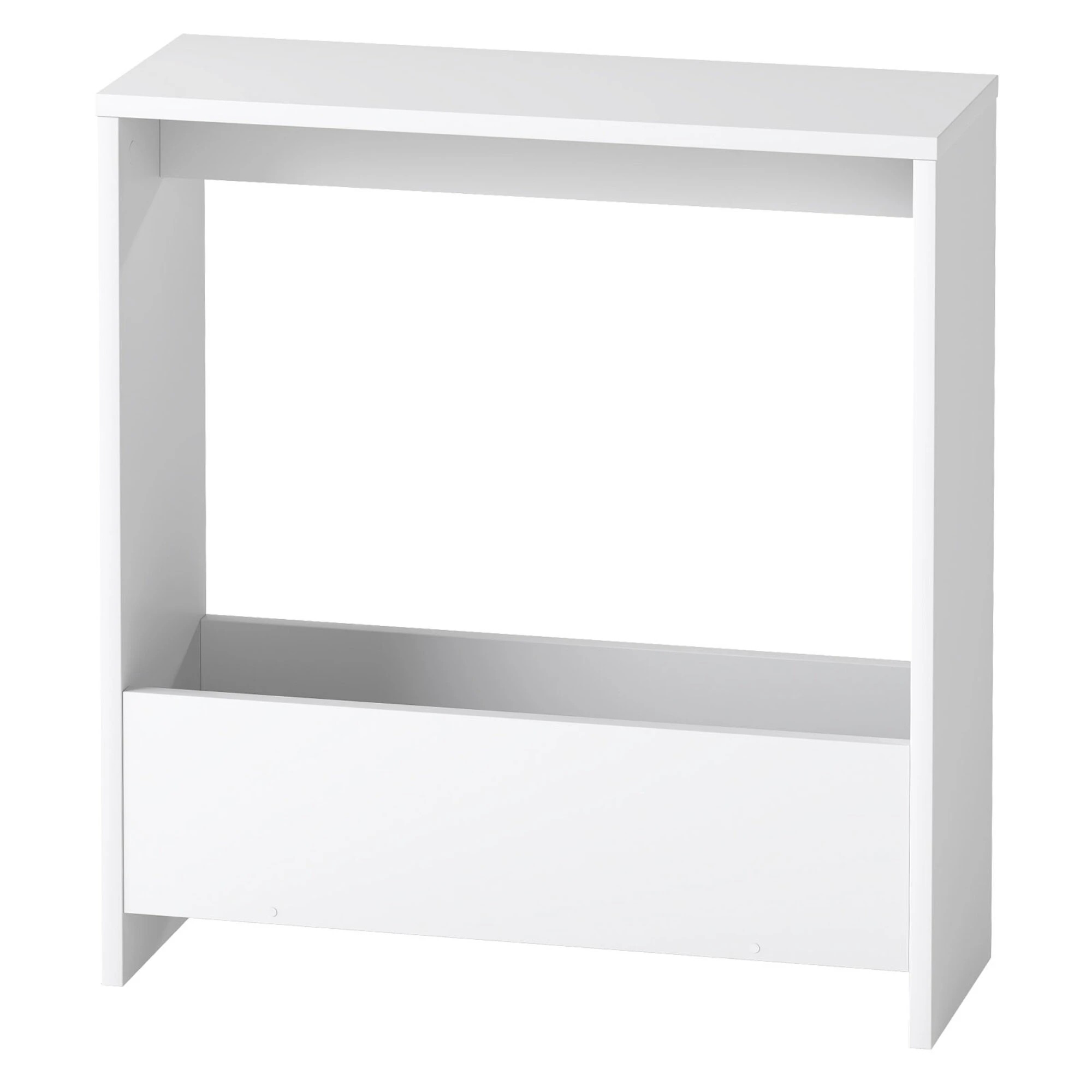 1 Levede Slim Side Table Two-Tier - White, 1 of 9