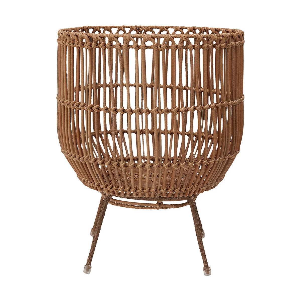3 Rattan Look Pot Holder with Stand, 3 of 8