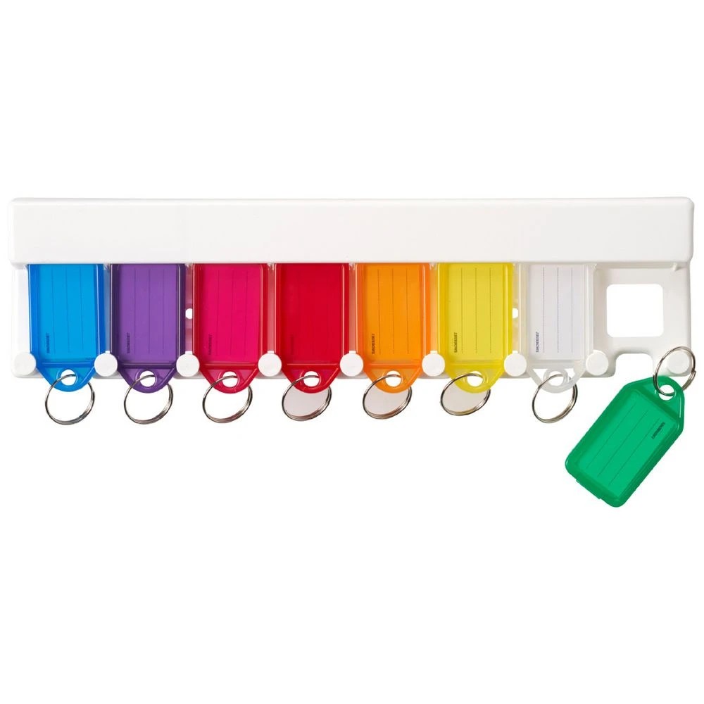 1 J.Burrows Assorted 8 Key Tag Rack, 1 of 1