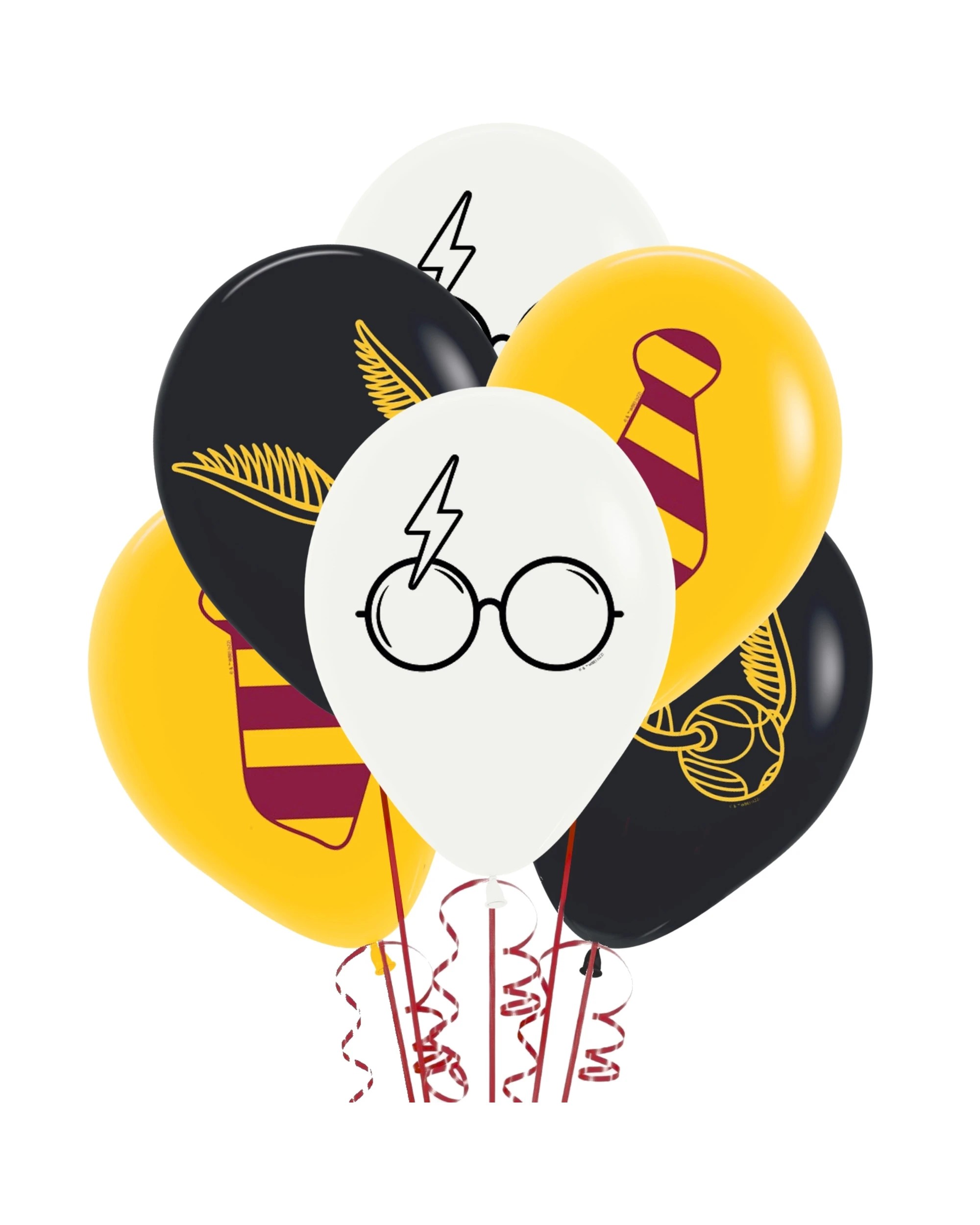 1 Amscan Inc. Harry Potter Wizarding World Latex Balloons Pack of 6 - Multi, 1 of 3