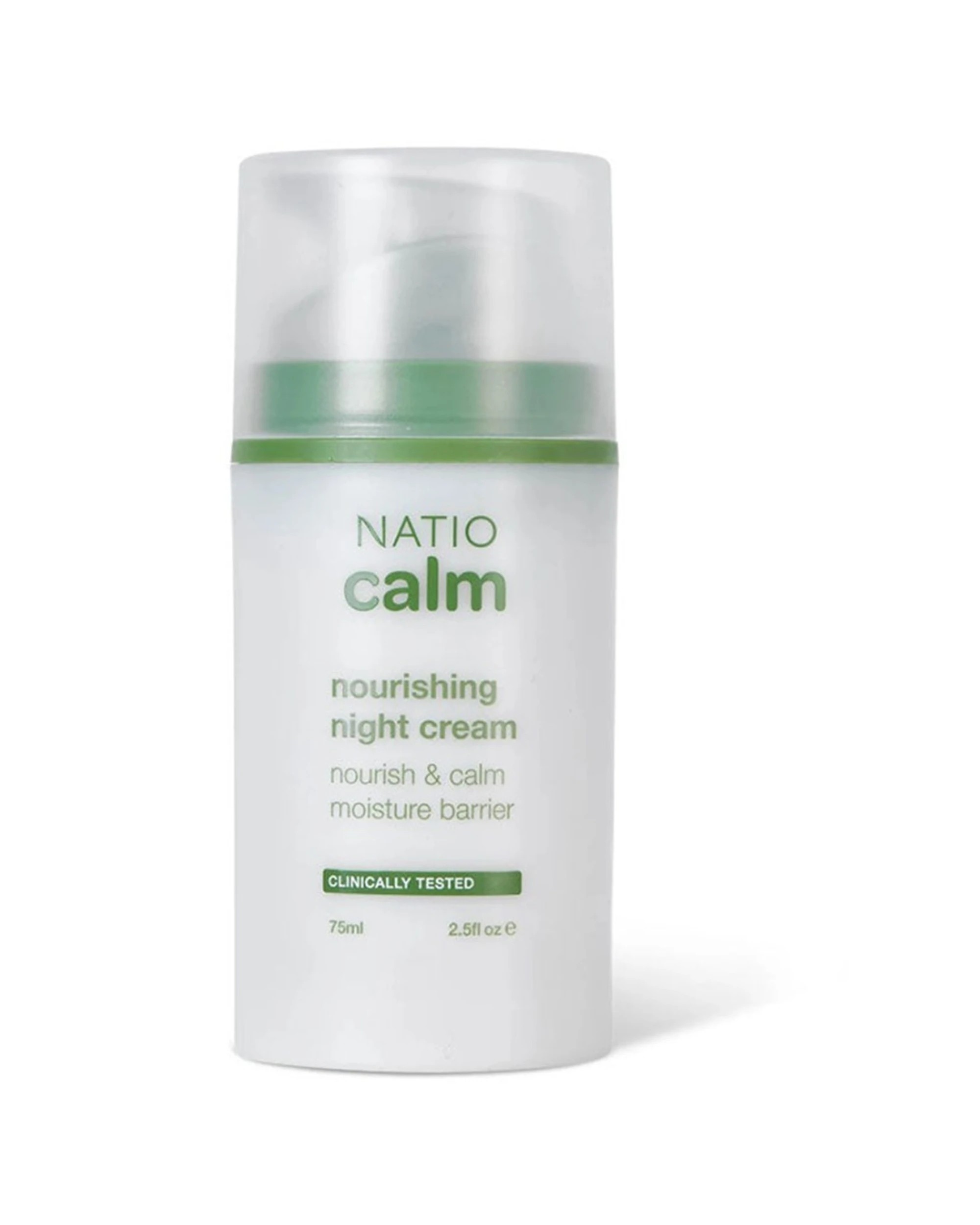 2 Natio Calm Nourishing Night Cream Moisture Barrier Skincare 75ml - White, 2 of 2