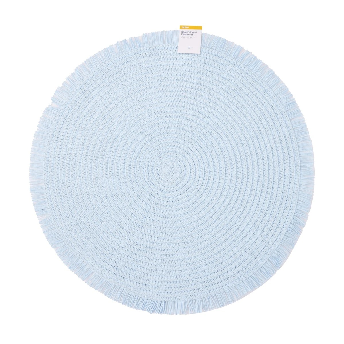 3 Blue Fringed Placemat, 3 of 3