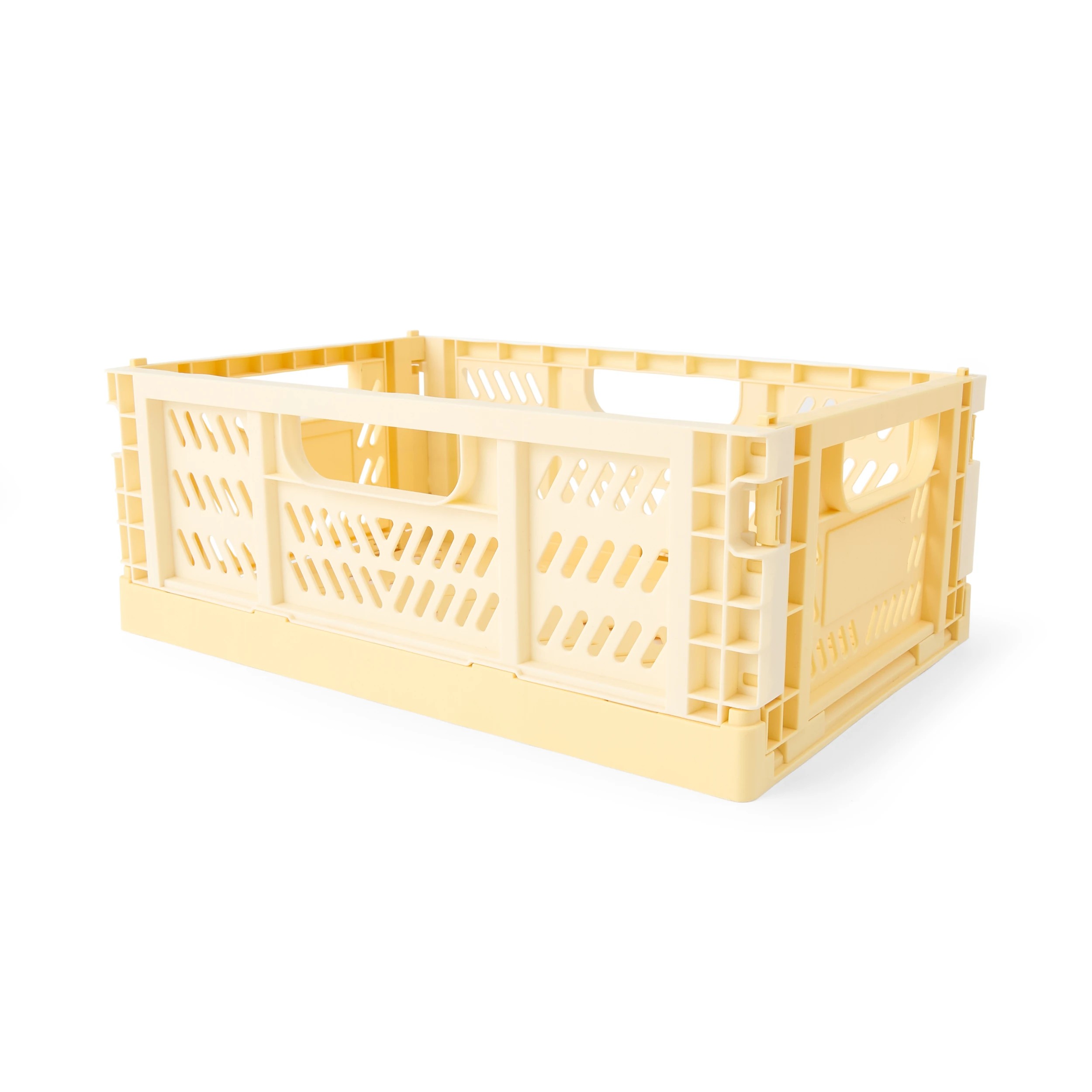 1 5L Collapsible Crate - Small, Yellow, 1 of 8