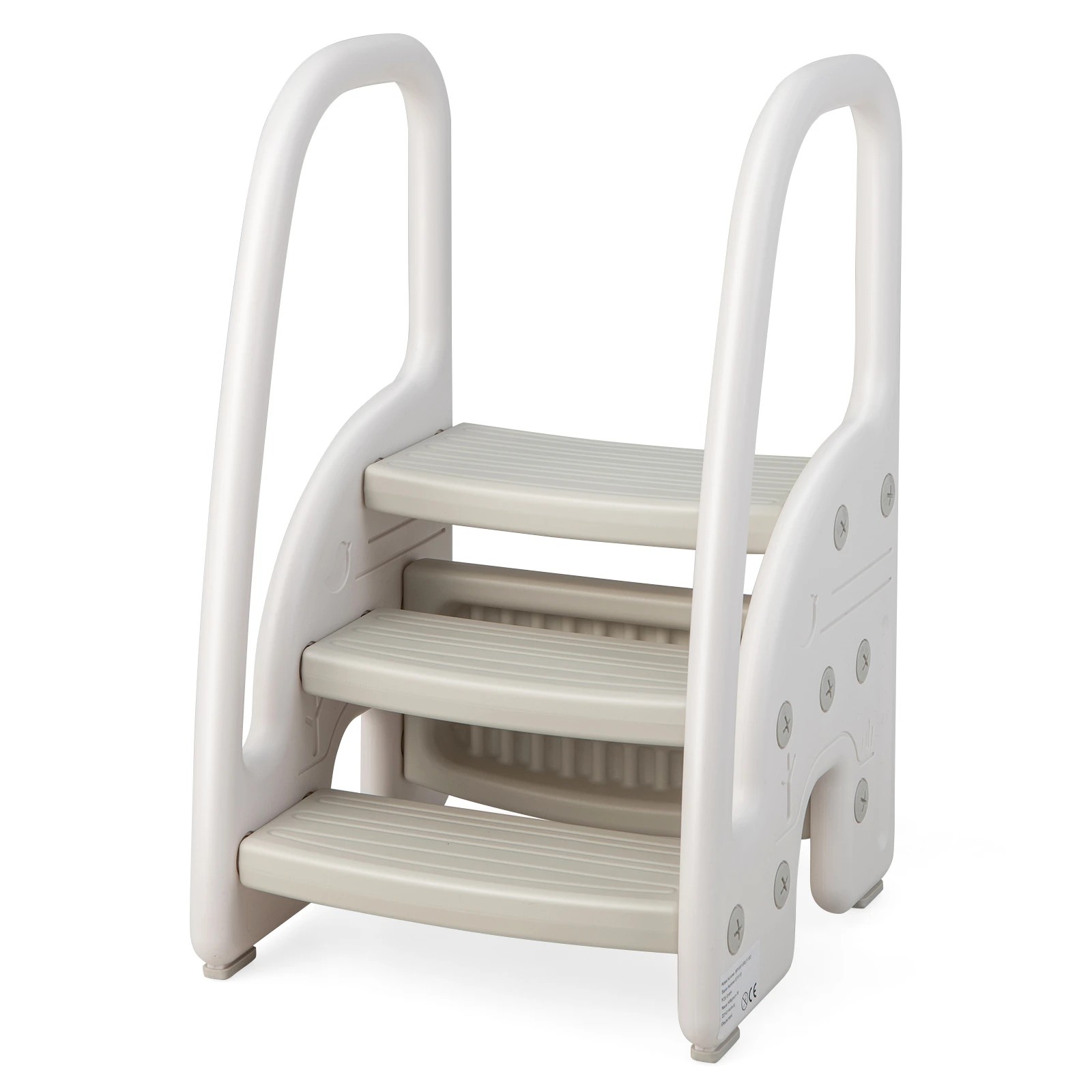 1 Costway 3-Step Stool Toilet Potty Training, 1 of 4