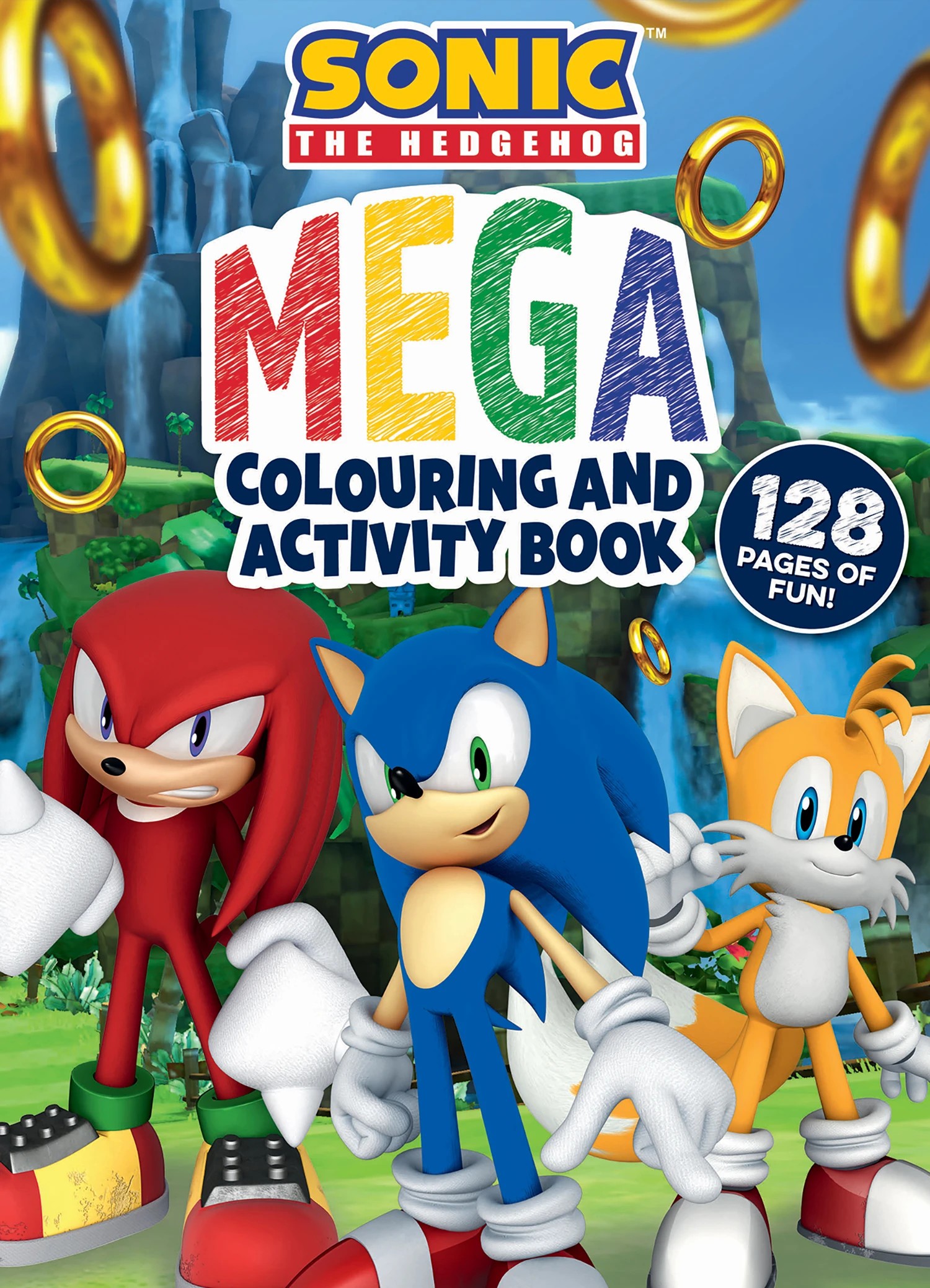 1 Sonic The Hedgehog Mega Colouring and Activity Book, 1 of 1