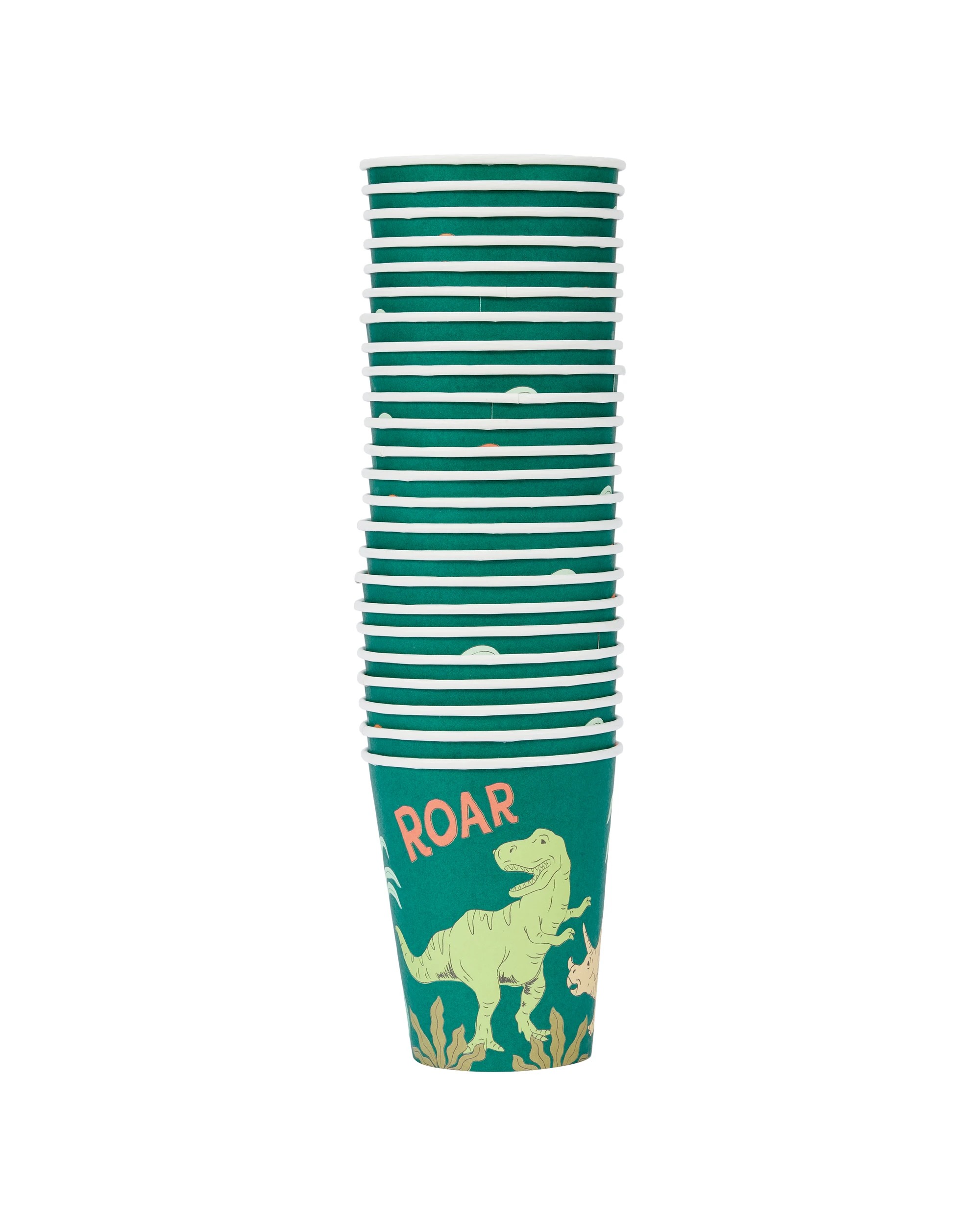 1 24 Pack Dinosaur Paper Cups, 1 of 3
