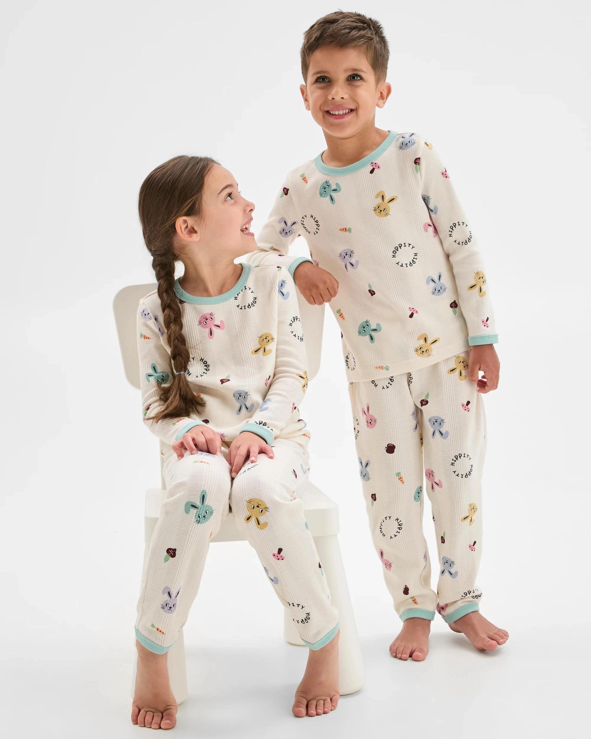 1 Target Kids Family Matching Australian Cotton Easter Younger Kids Pyjama Set - Bunny Head BUNNY HEAD, 1 of 10