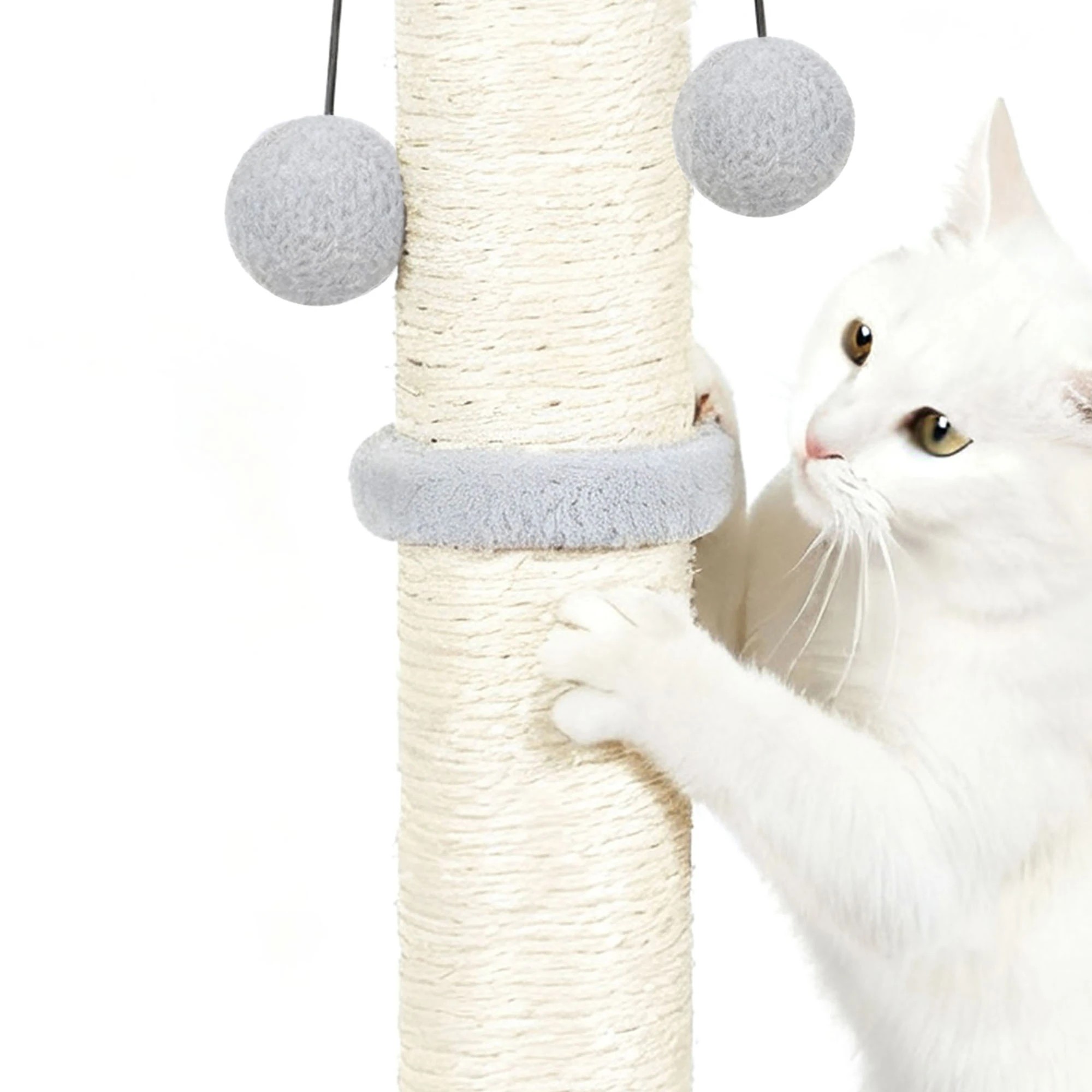 4 Pawz Cat Scratching Post  51cm - White, 4 of 9