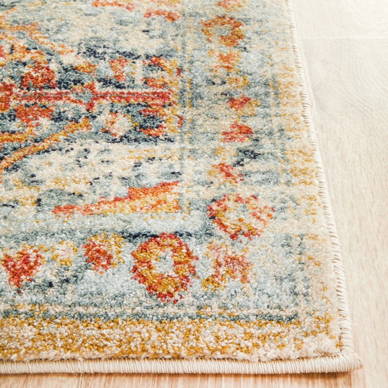 6 Common Ground Rugs Eterna 853 300x80cm - Medium Runner Power Loomed Pet Friendly Rug - Gold, 6 of 9