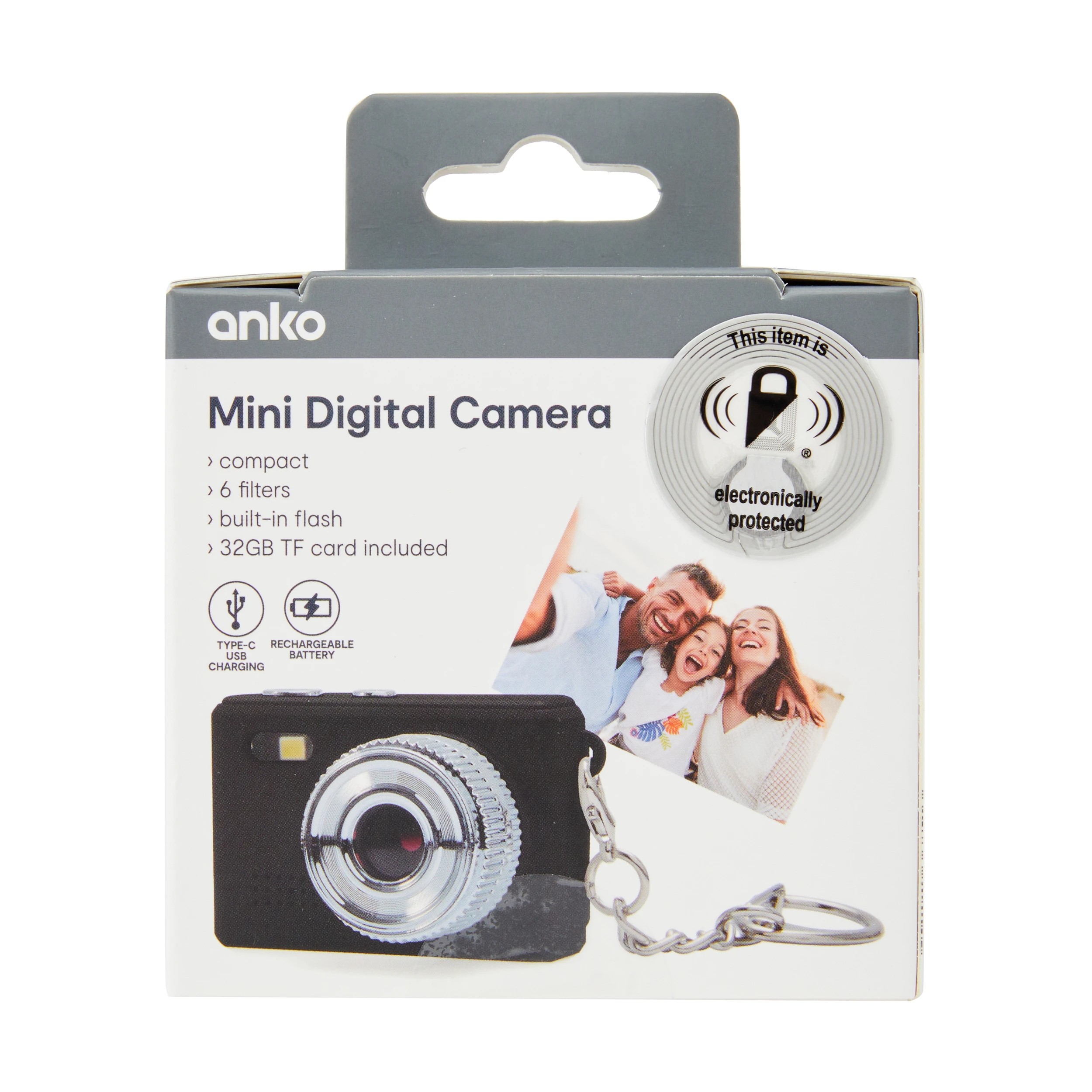 6 Mini Digital Camera - Black, 6 of 6