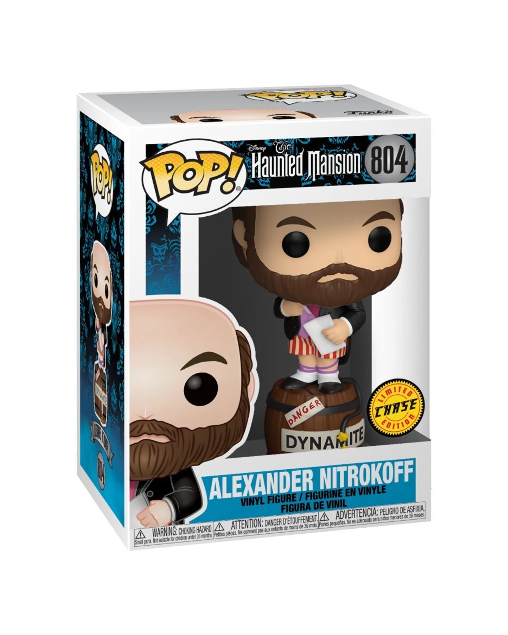 2 Pop Pop Vinyl Figurine Haunted Mansion Alexander Nitrokoff Chase 10cm. - Multi, 2 of 4