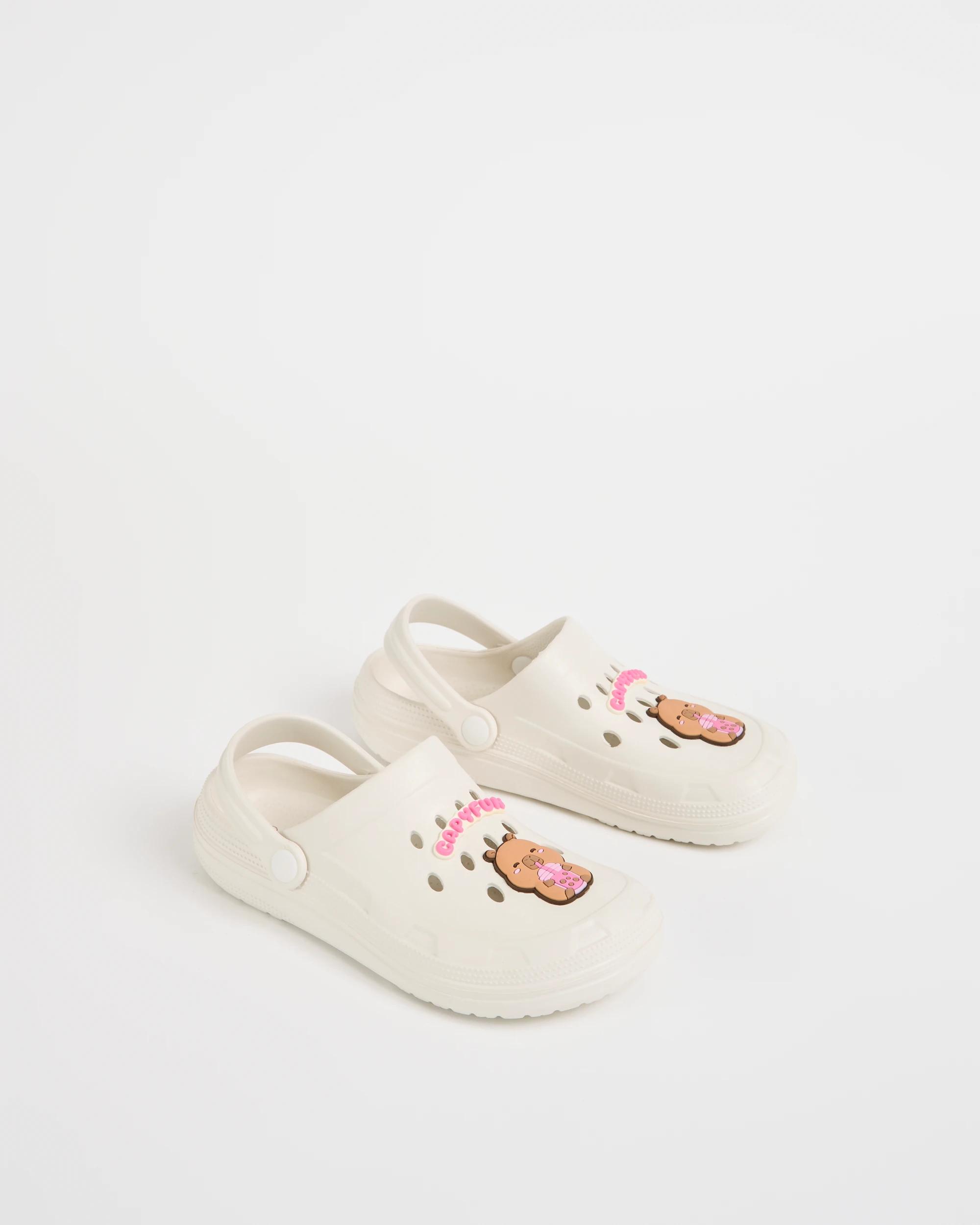 2 Licensed CapyFun Clogs CAPYFUN WHITE, 2 of 3