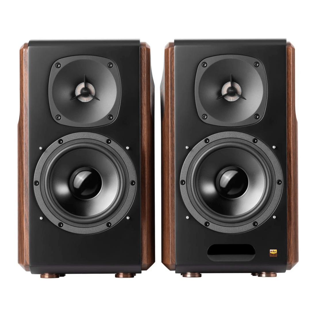 2 EDIFIER S2000MKIII Premium Hi-Res Bookshelf Speaker Brown, 2 of 8