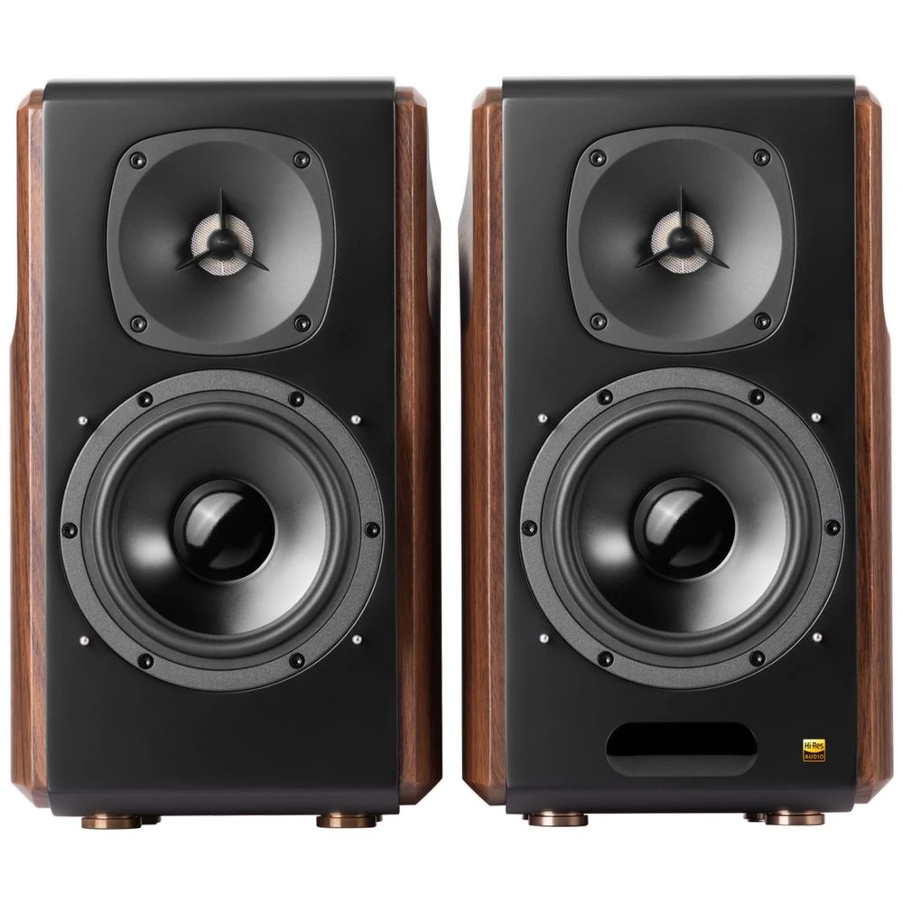 2 EDIFIER S2000MKIII Premium Hi-Res Bookshelf Speaker Brown, 2 of 8