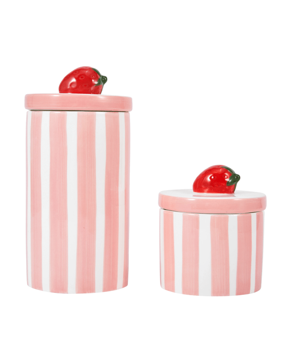 2 Pack Strawberry Canisters