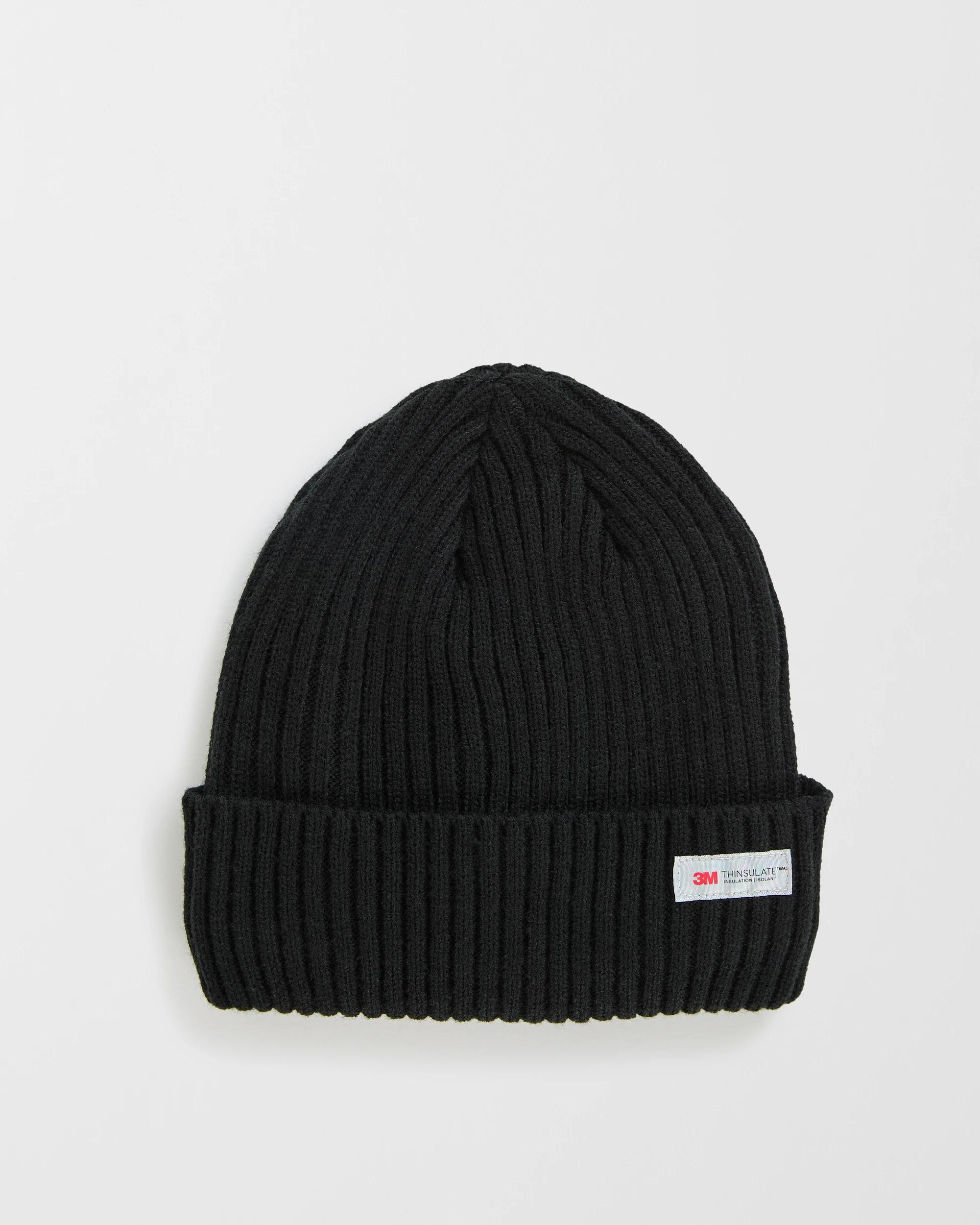 1 Target Man Thinsulate Chunky Knit Beanie BLACK, 1 of 1