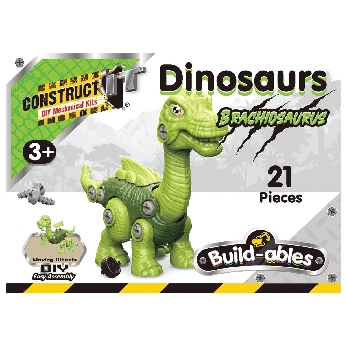 2 Construct-it Build-ables Brachiosaurus, 2 of 6