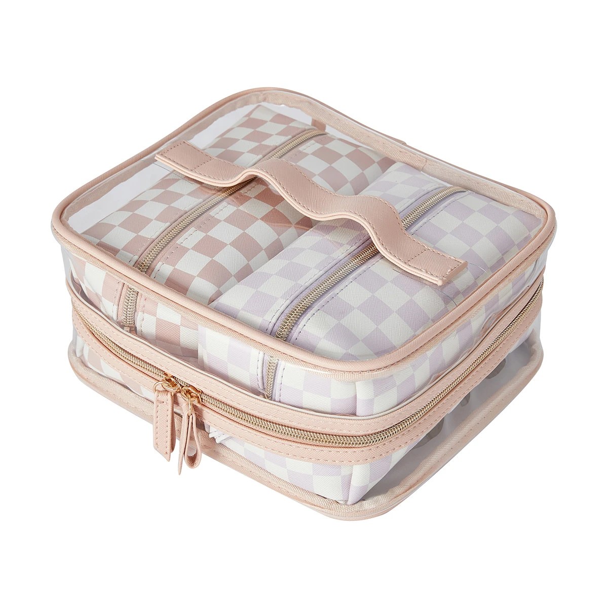 2 OXX Cosmetics 3 Piece Travel Bag Set - Checkerboard, 2 of 8