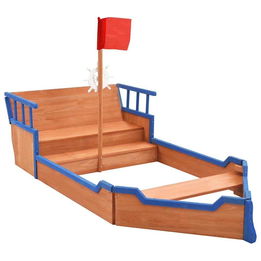 2 Vidaxl Sandbox Wooden Sandbox - Multi, 2 of 9