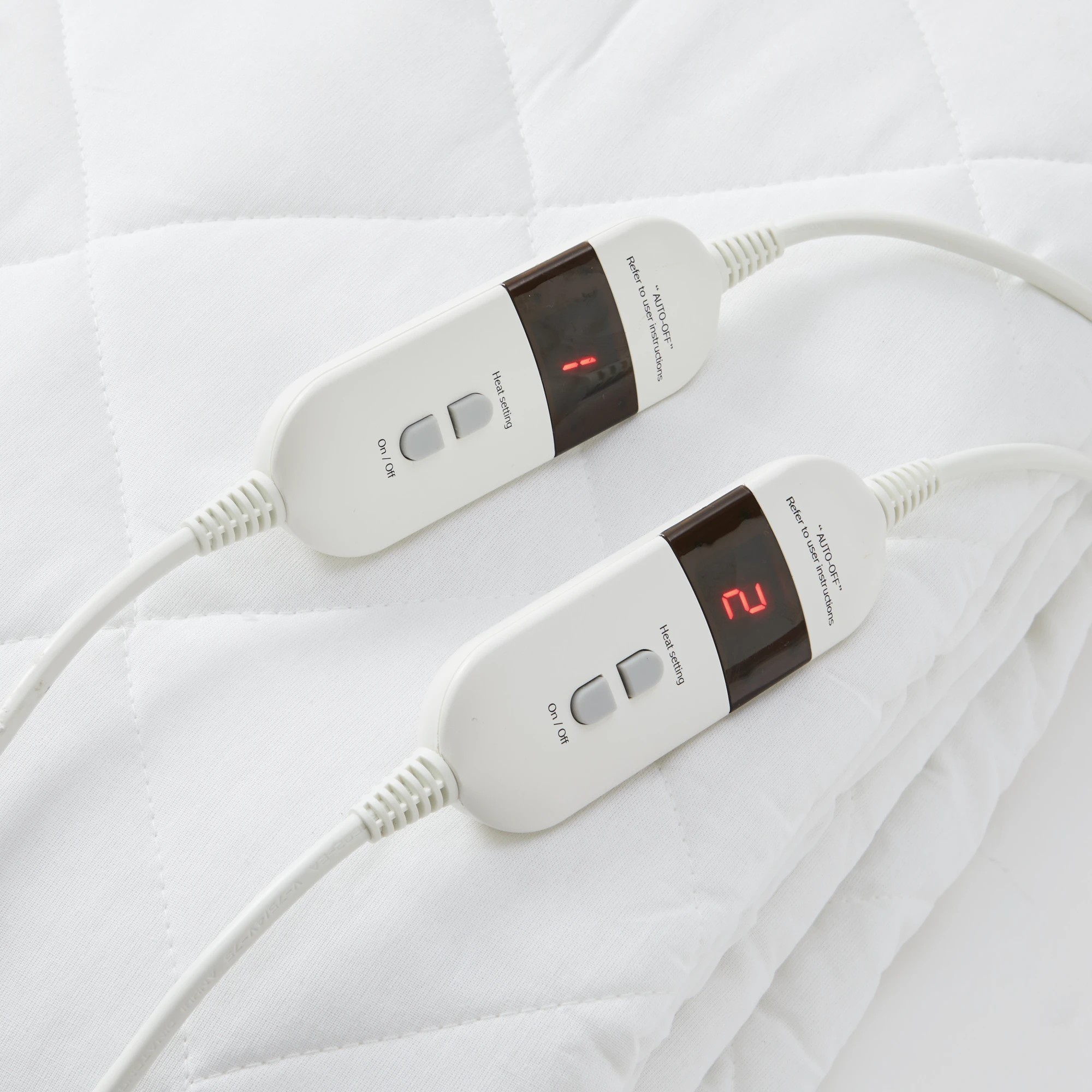 6 Electric Heated Topper - Queen Bed, Off-white, 6 of 6