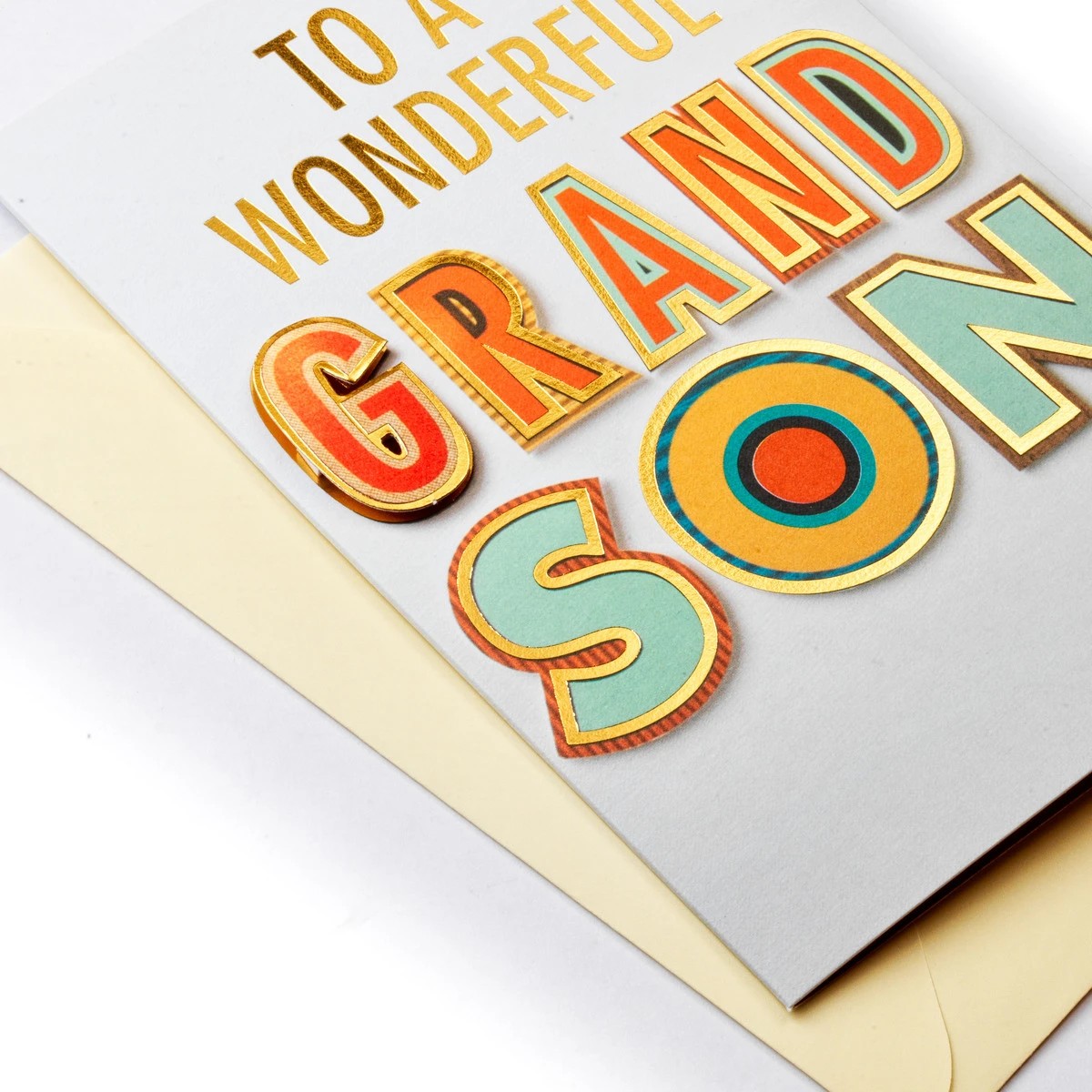 3 Hallmark Wonderful Grandson Birthday Card, 3 of 3