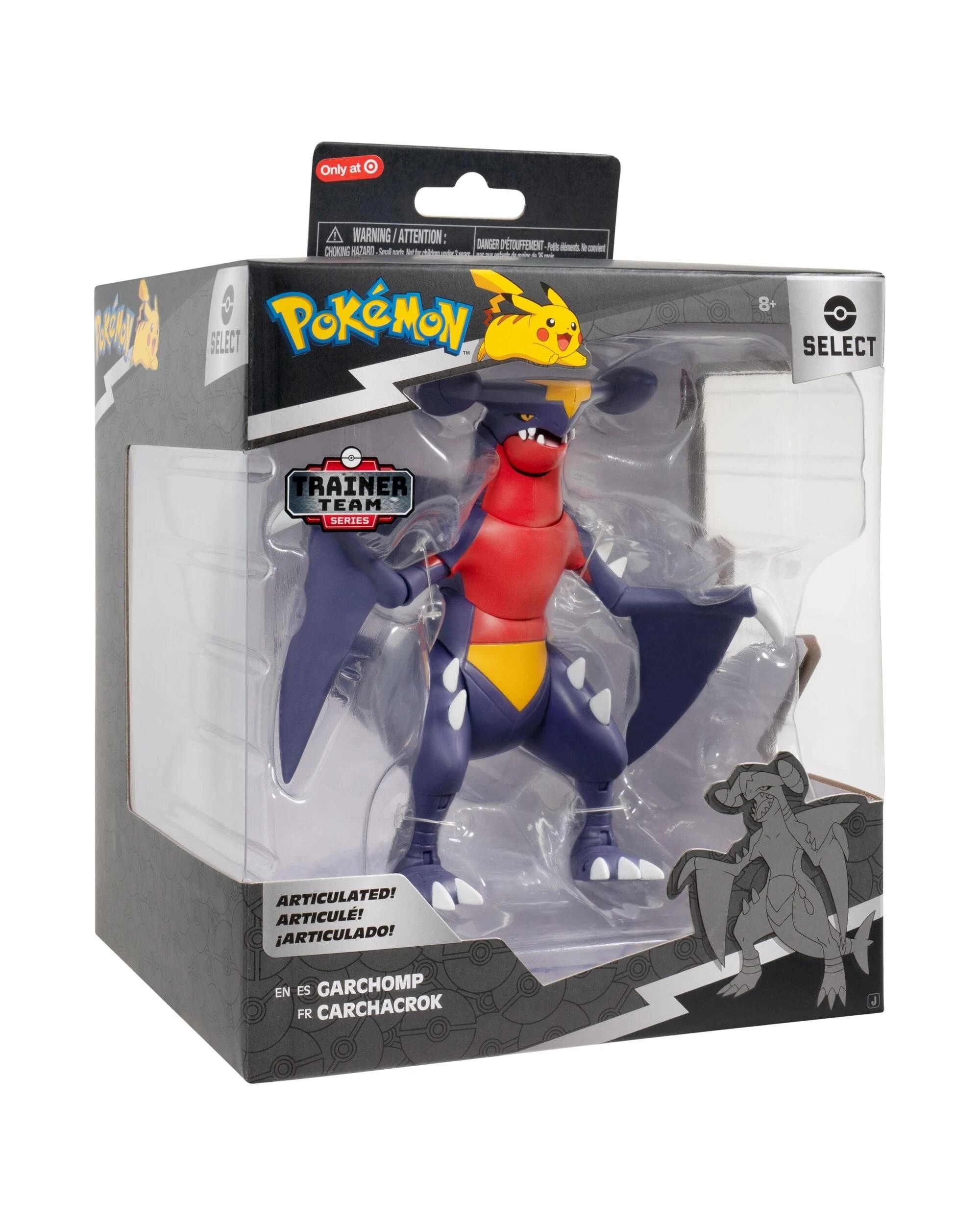 Pokemon Select Trainer Team Series Garchomp Super Articulated 6 inch ...