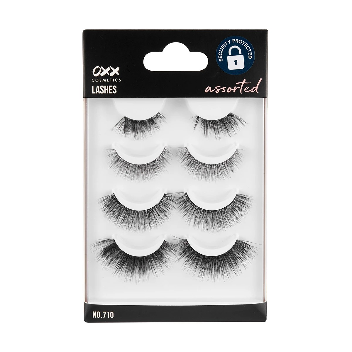 1 OXX Cosmetics 4 Pack Assorted False Lashes - No. 710, 1 of 8