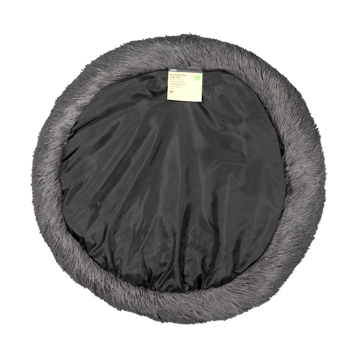 7 Pet Comfort Bed - Large, Grey, 7 of 7