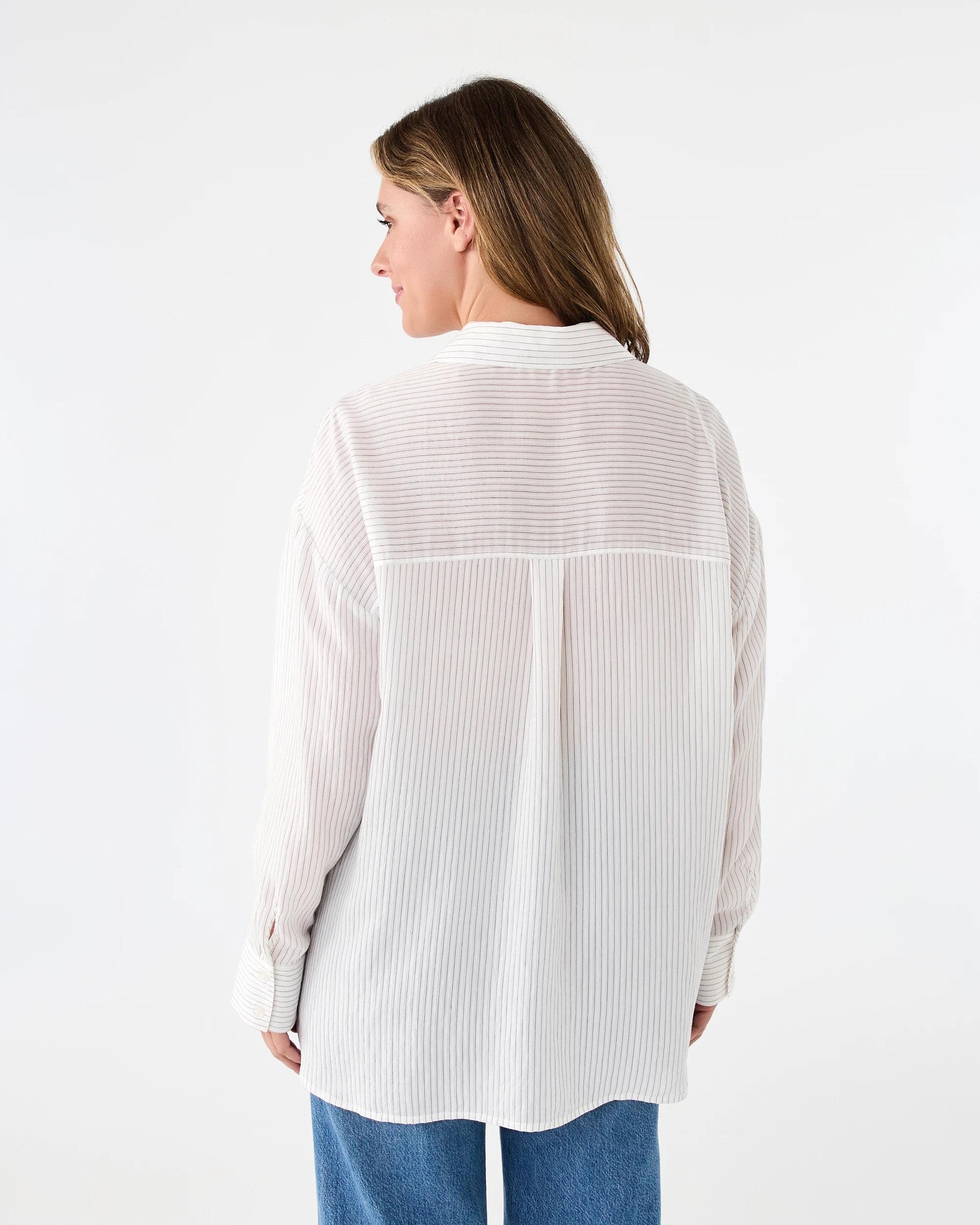 3 Long Sleeve Stripe Shirt Strp Cloud, 3 of 9