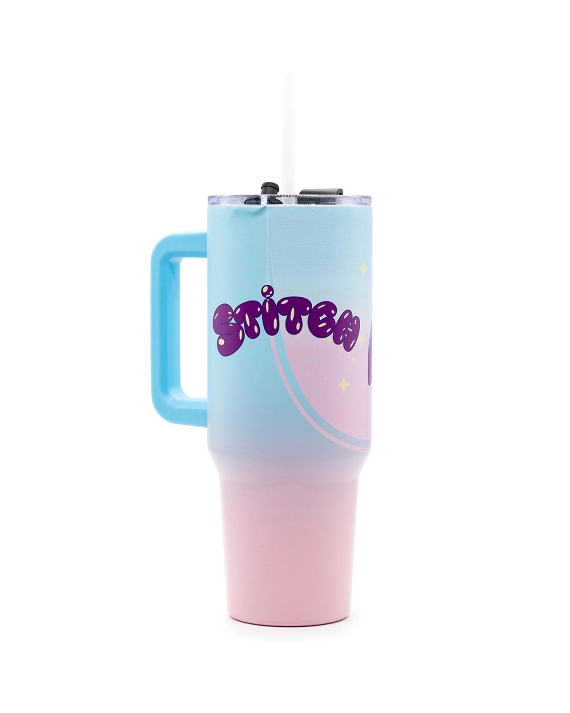 2 Disney - Lilo & Stitch - Cute Stitch 1.2L Premium Chill Tumbler - Blue,Pink, 2 of 2