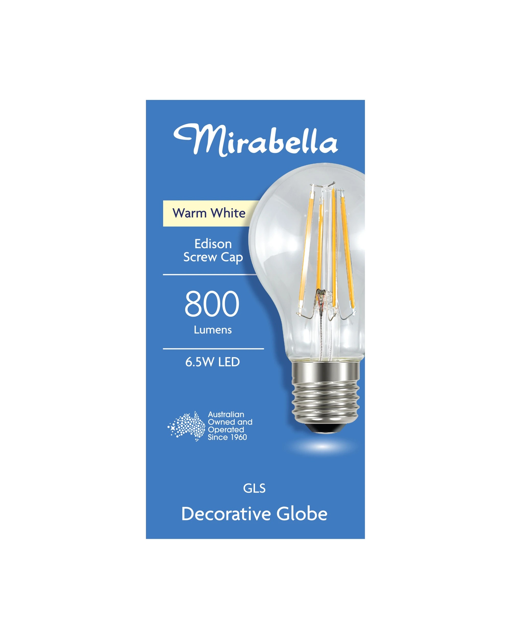 1 Mirabella 6.5W LED GLS Decorative Globe, 1 of 6