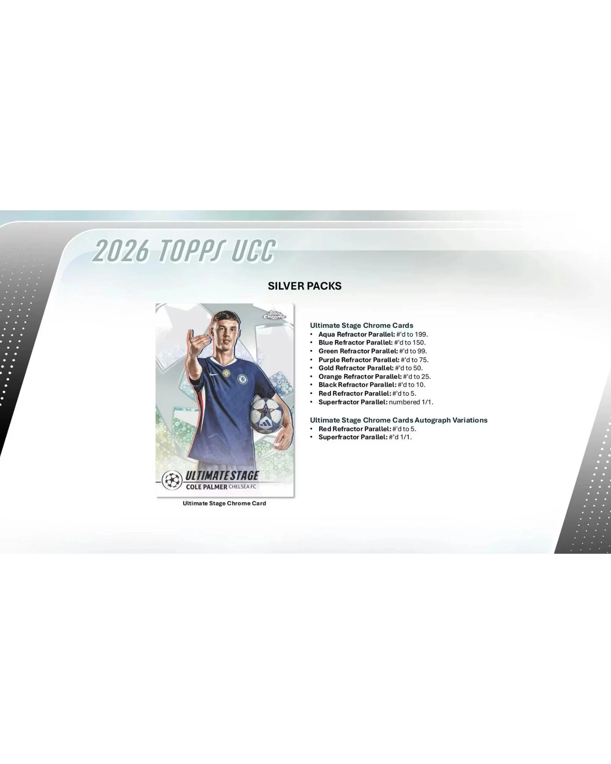 9 Topps 2026/2026 UEFA Club Competitions Soccer Hobby Pack, 9 of 10