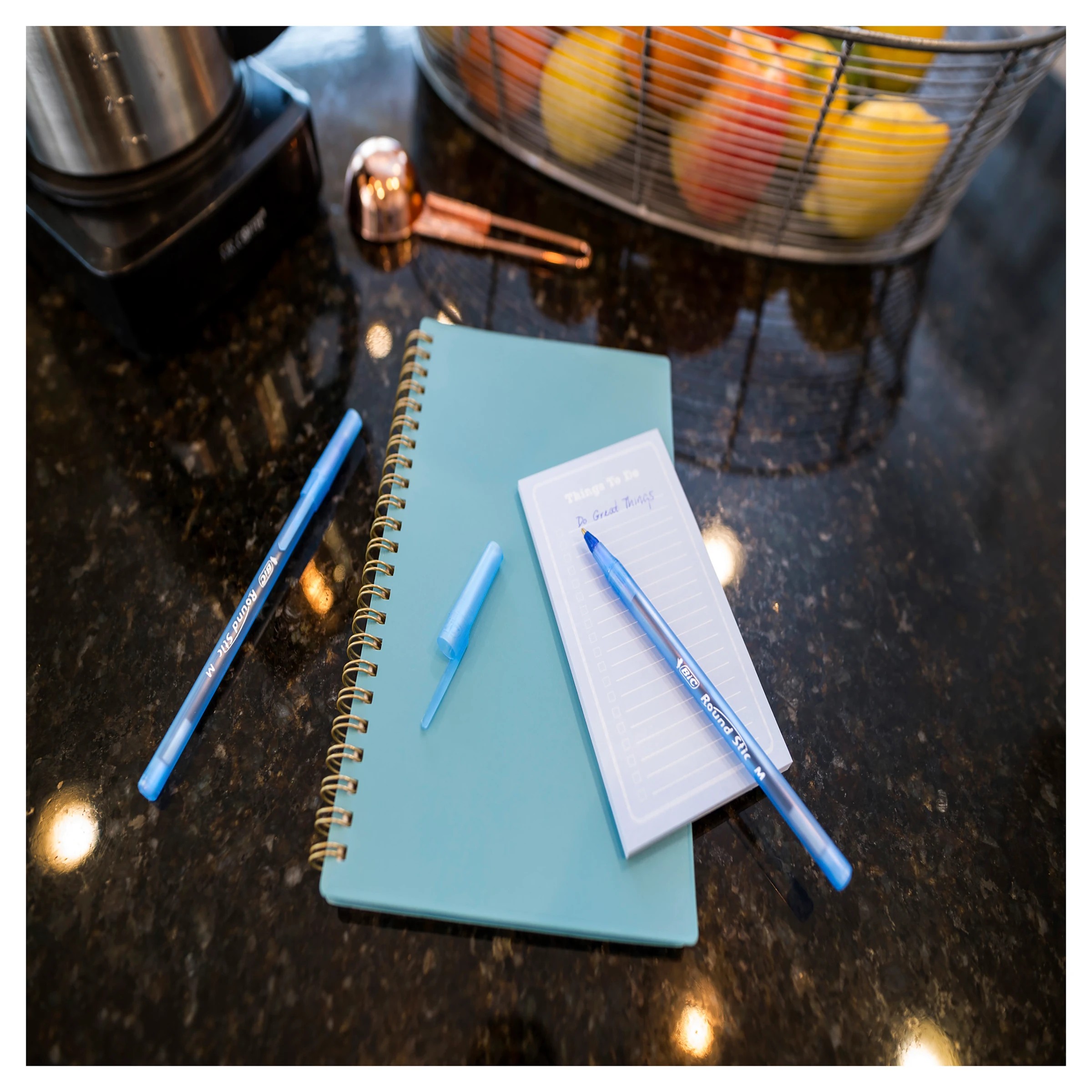 8 15 Pack BIC Round Stic Ballpoint Pens - Blue, 8 of 10