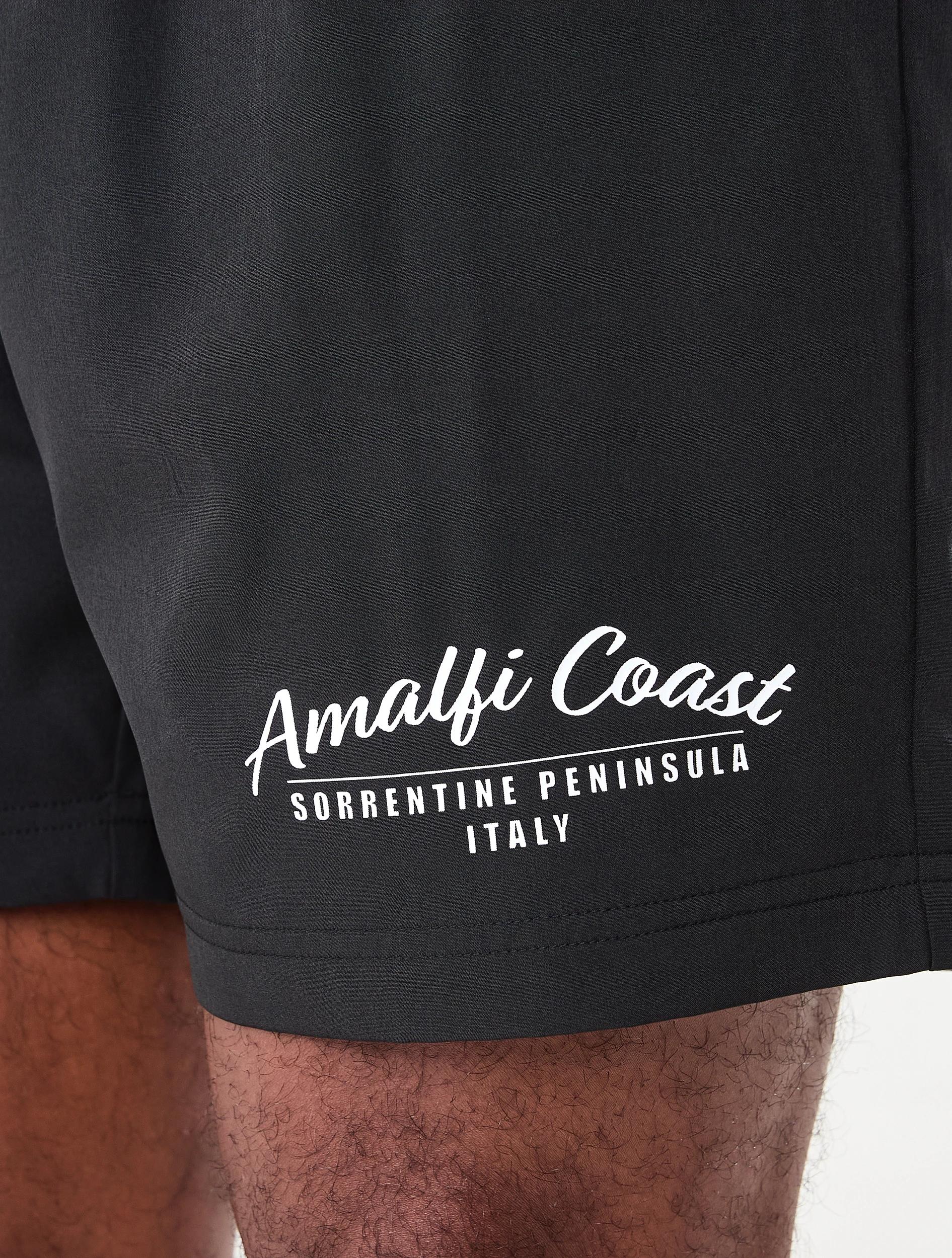 6 Regular Print Boardshorts Blk Coast, 6 of 8