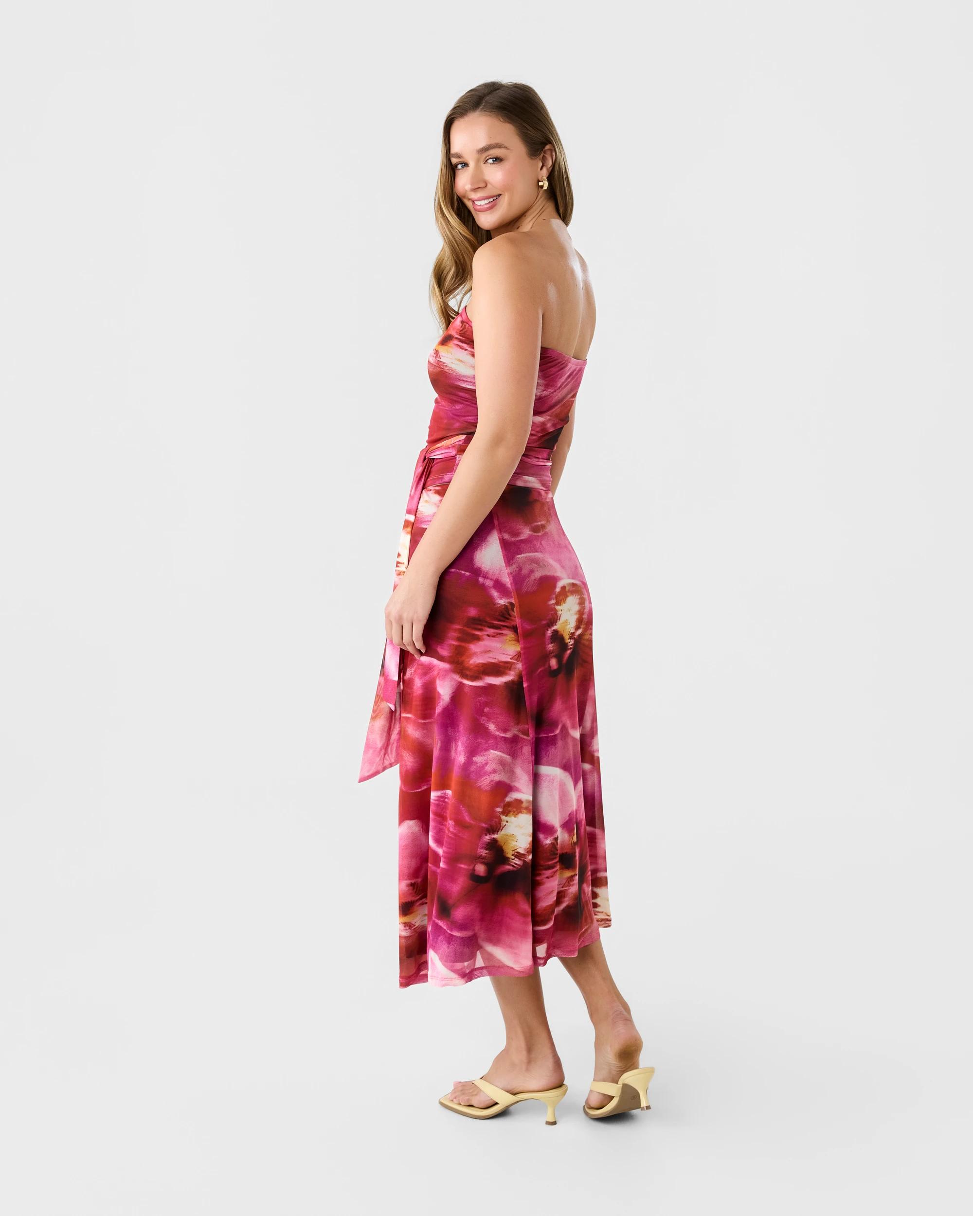 4 Strapless Tie Side Tube Top Orchid, 4 of 8