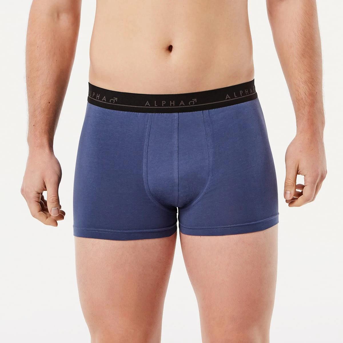 3 5 Pack Plain Trunks TURQUOISE BLUE, 3 of 10
