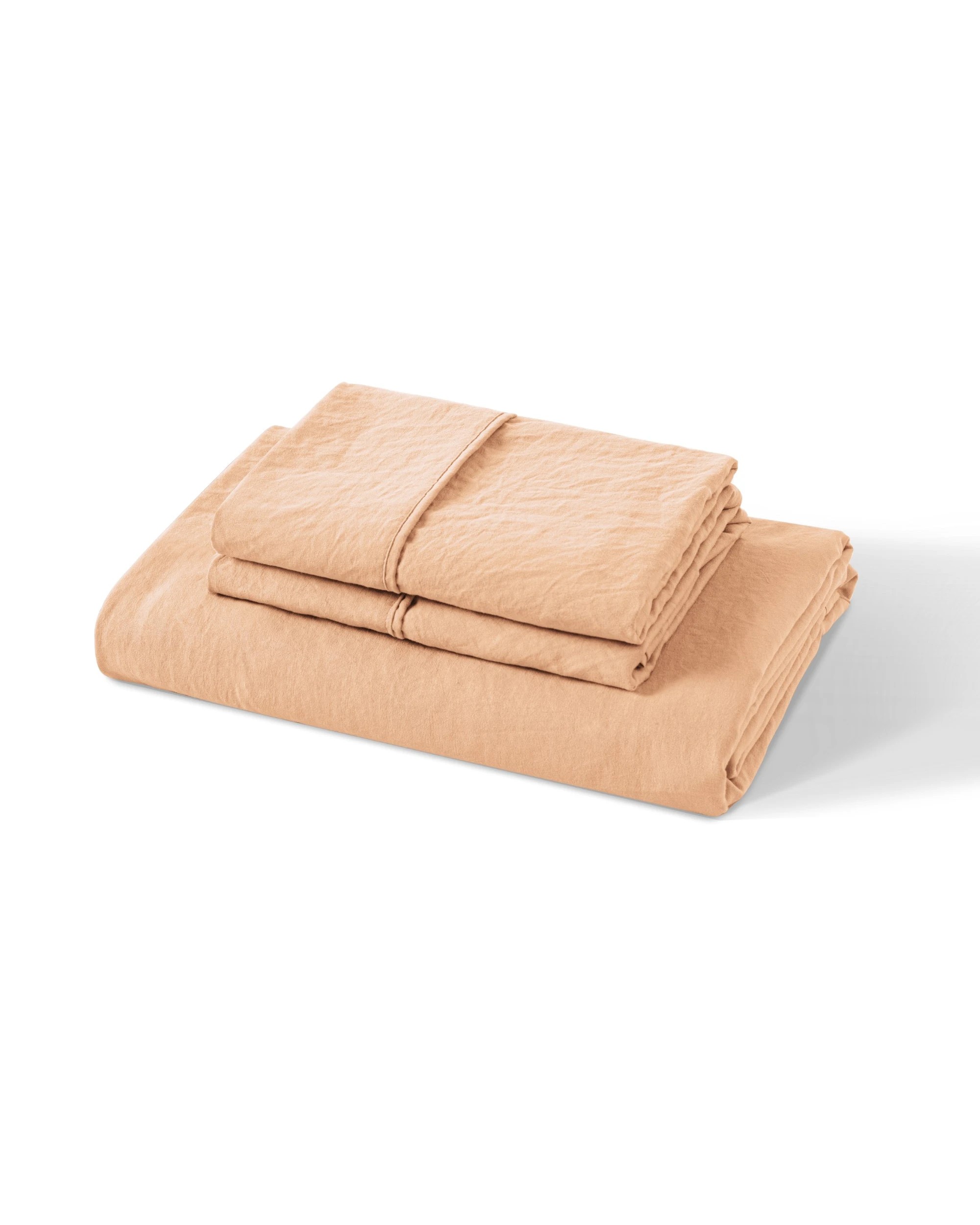 8 Dreamaker Superfine Washed Microfibre Combo Fitted Sheet Set - King Bed - Peach, 8 of 8