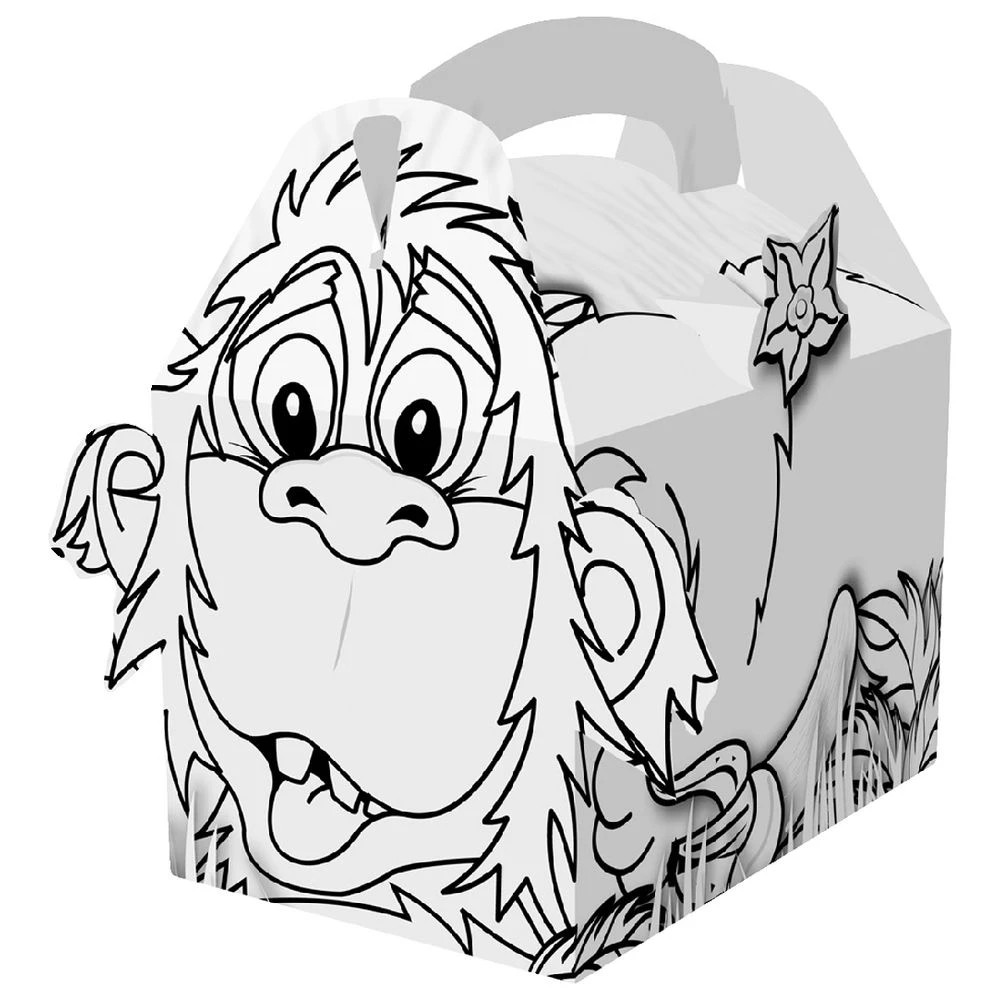 4 Colpac Kids Mealbox Colour-in Jungle 25 Pack, 4 of 9