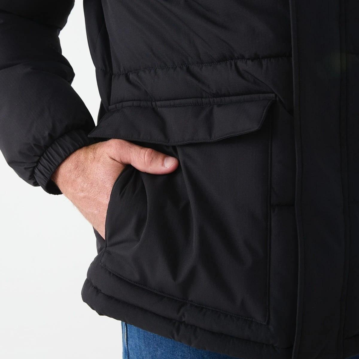 6 Hooded Puffer Jacket Black, 6 of 6
