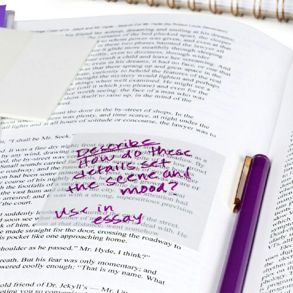 4 Post-It Transparent Notes 73 x 73mm, 4 of 8