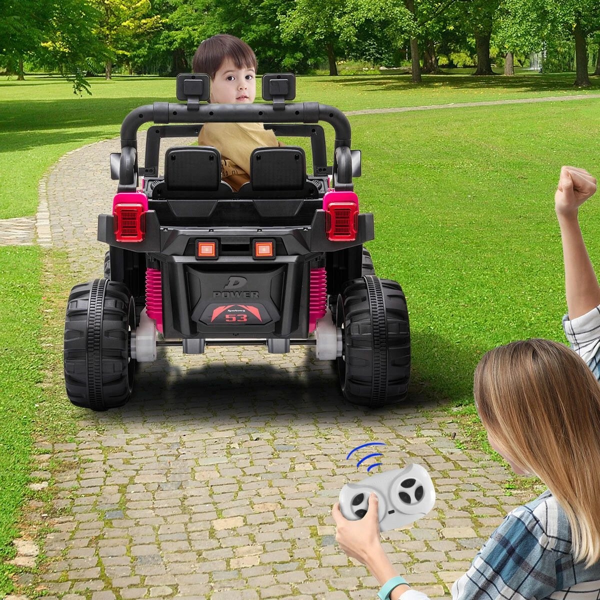 2 Kidbot Electric Ride On Car Kids Vehicle Toy Childrens Off Road, 2 of 4