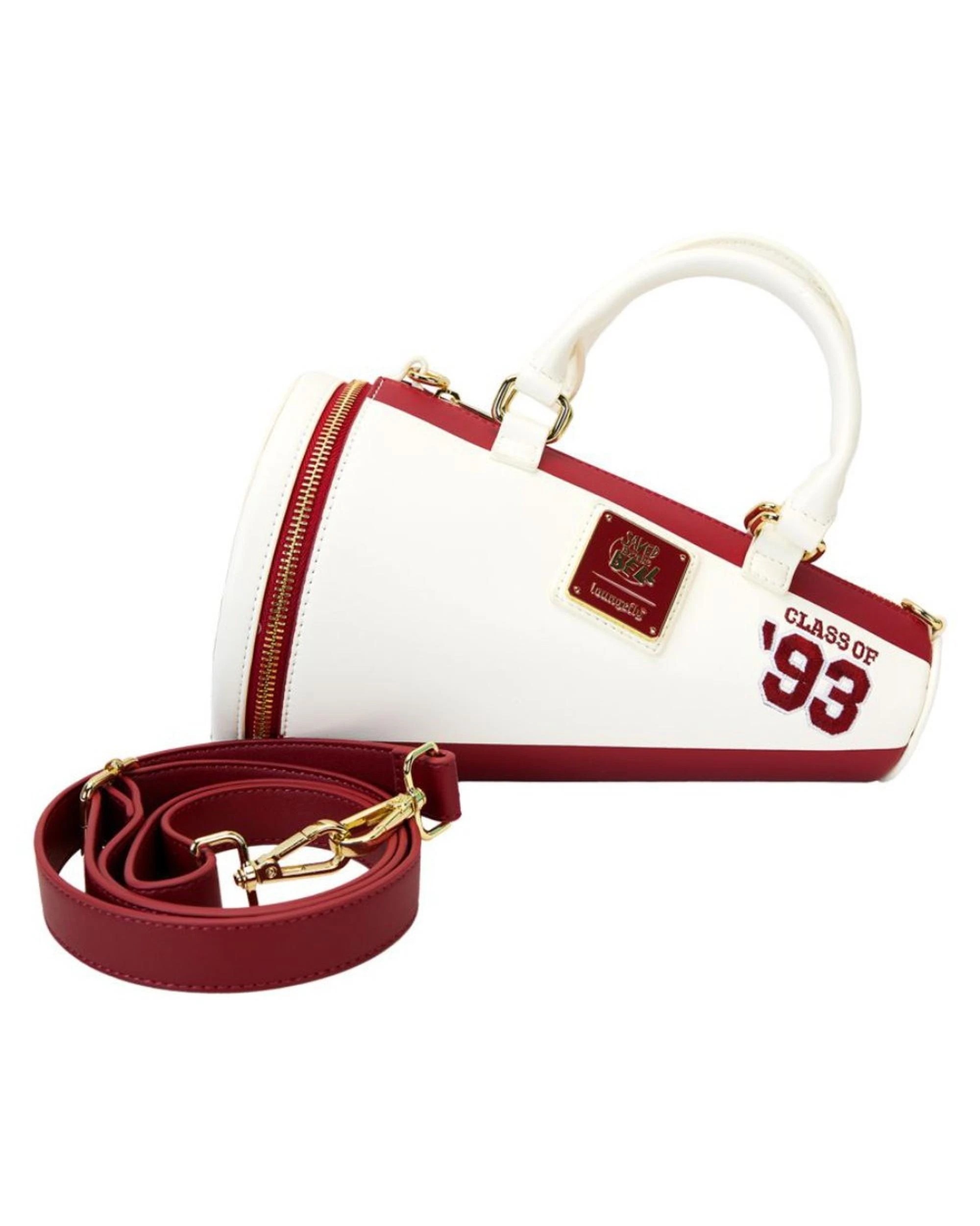 5 Loungefly Saved By The Bell Bayside High Megaphone Figural 10 inch Faux Leather Crossbody Bag, 5 of 5