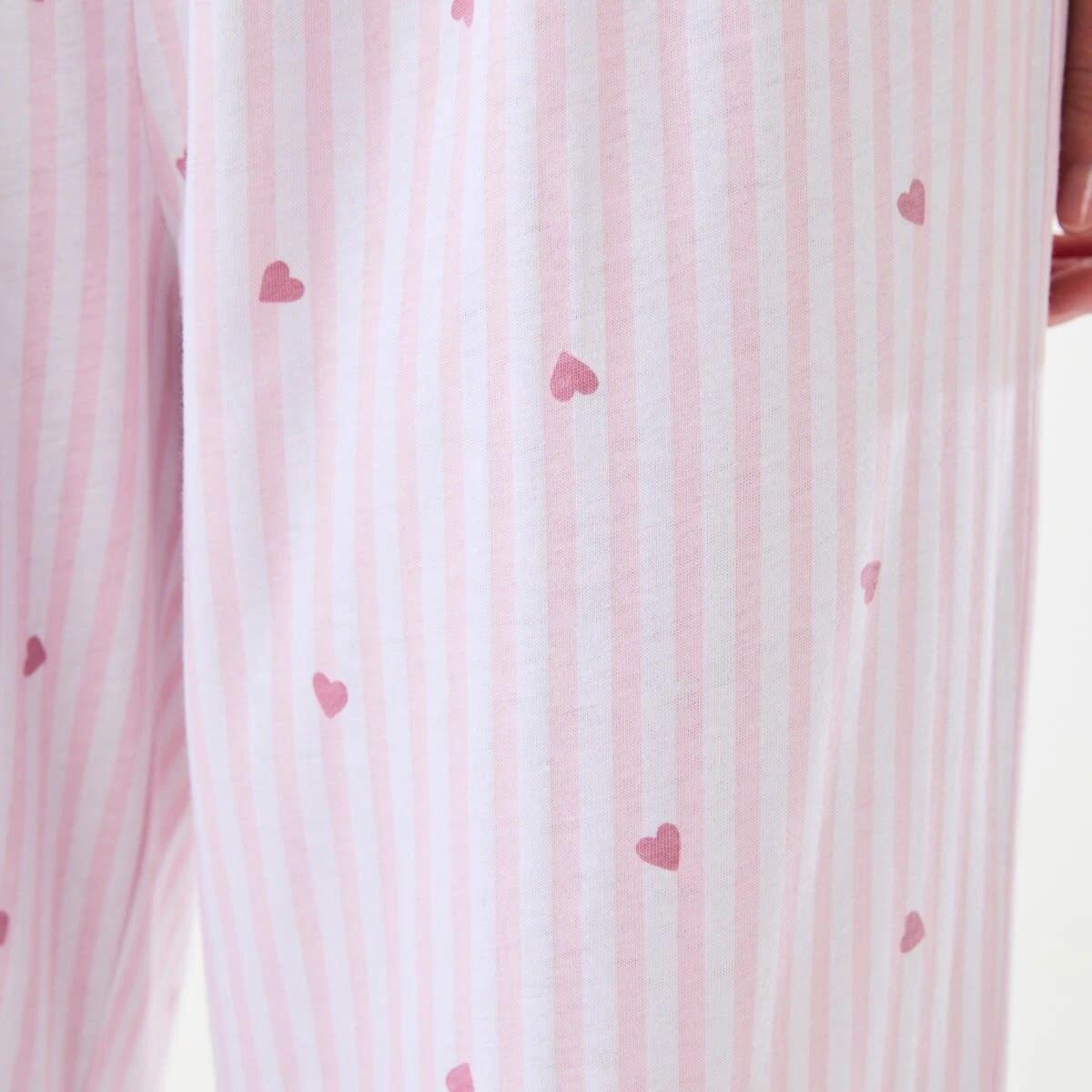 5 Printed Knit Pants Heart Stp, 5 of 5