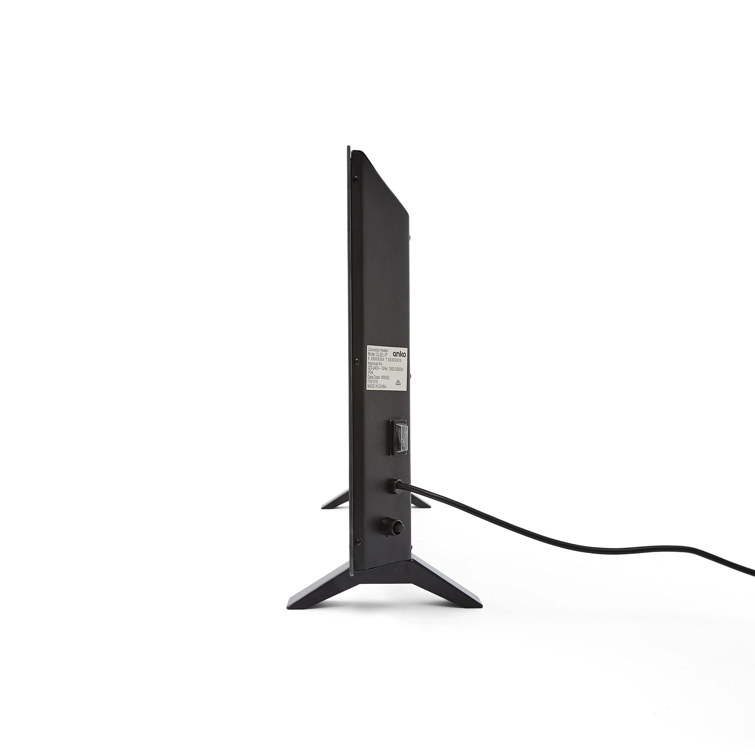 3 Anko Glass Panel Heater - Black, 3 of 5