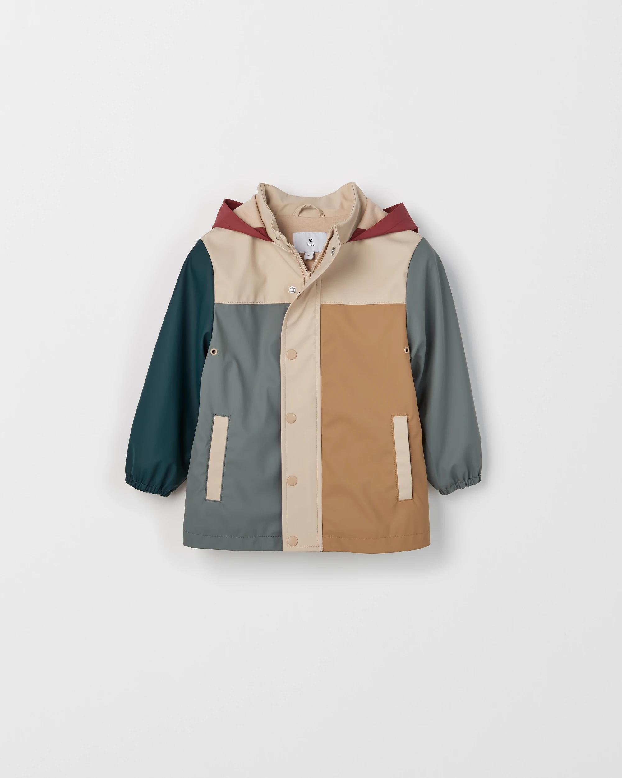 3 Target Kids Spliced Hooded Spray Jacket MULTI, 3 of 6