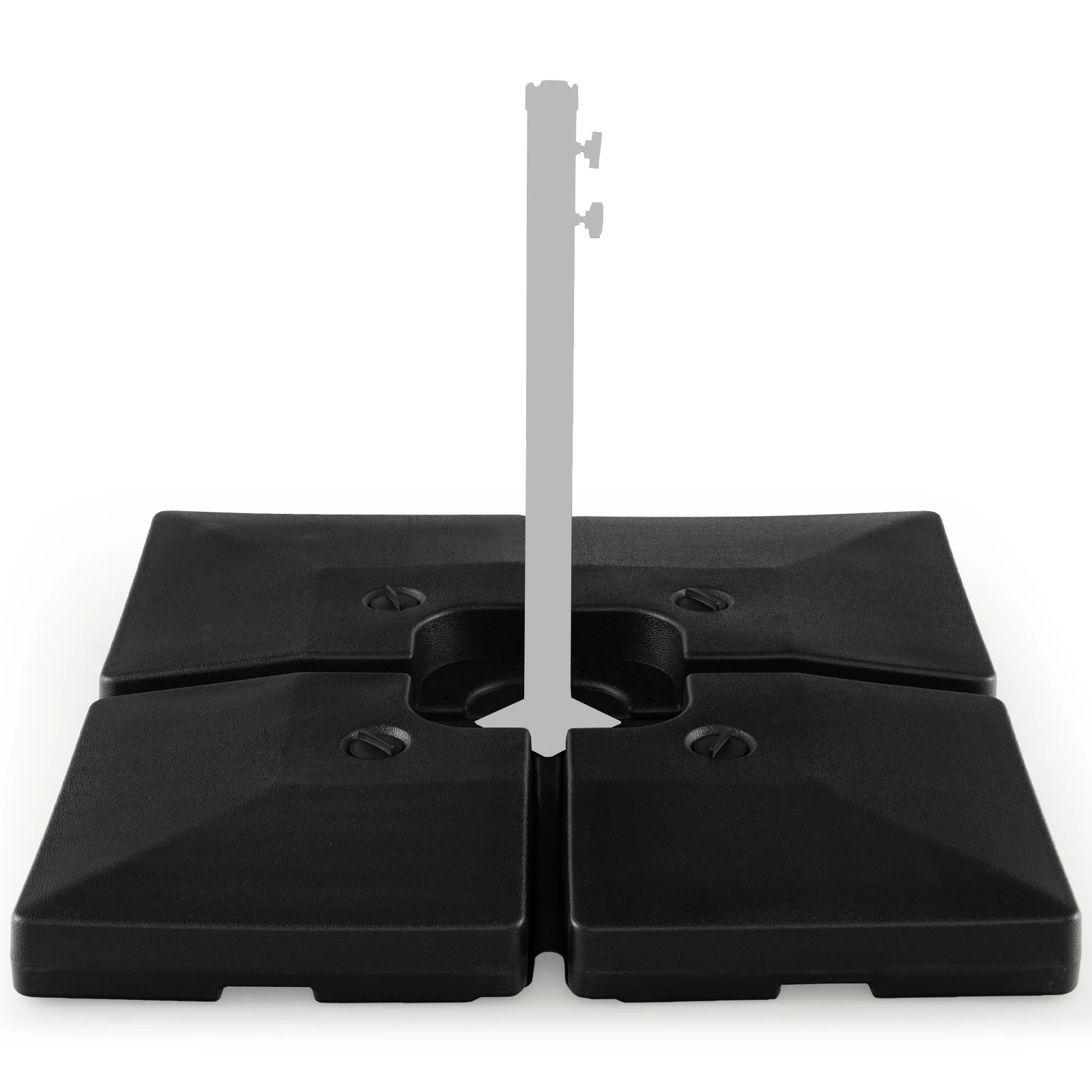1 Costway Outdoor Umbrella Base Cantilever Umbrella Holder - Black, 1 of 1