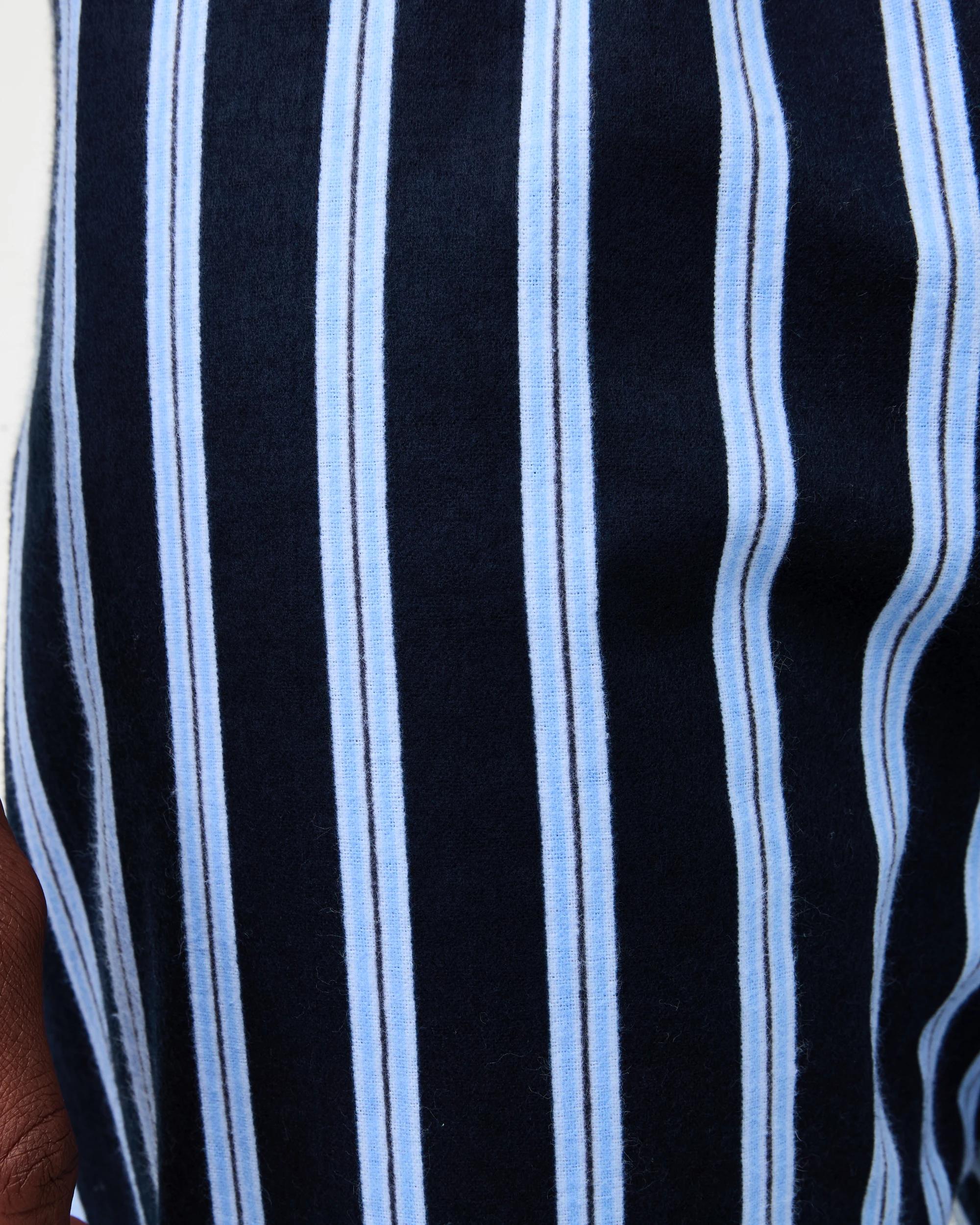 5 Flannel Sleep Pants Nvy Stripe, 5 of 5