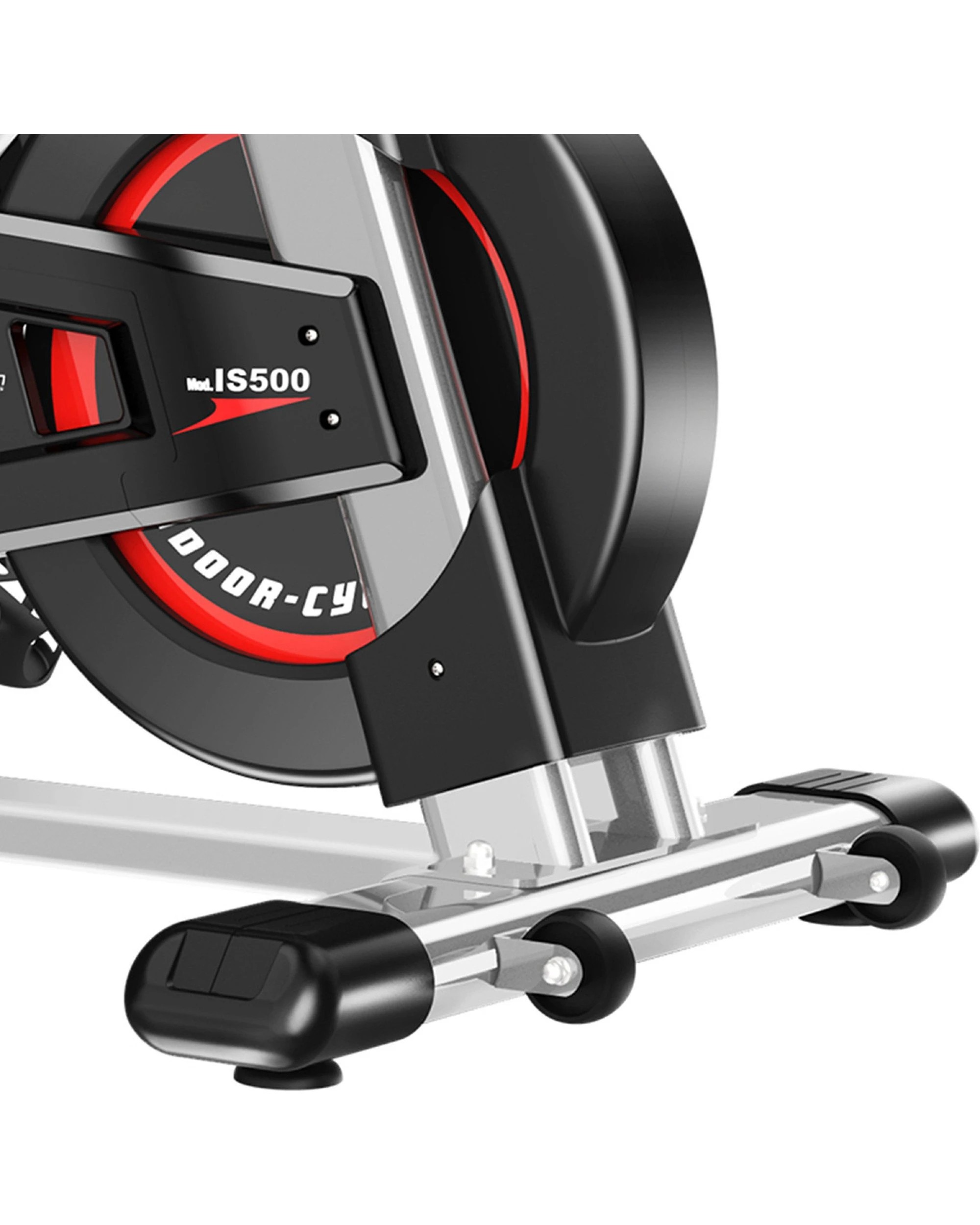 3 Powertrain IS-500 Heavy-Duty Exercise Spin Bike Electroplated Cardio - Silver, 3 of 10