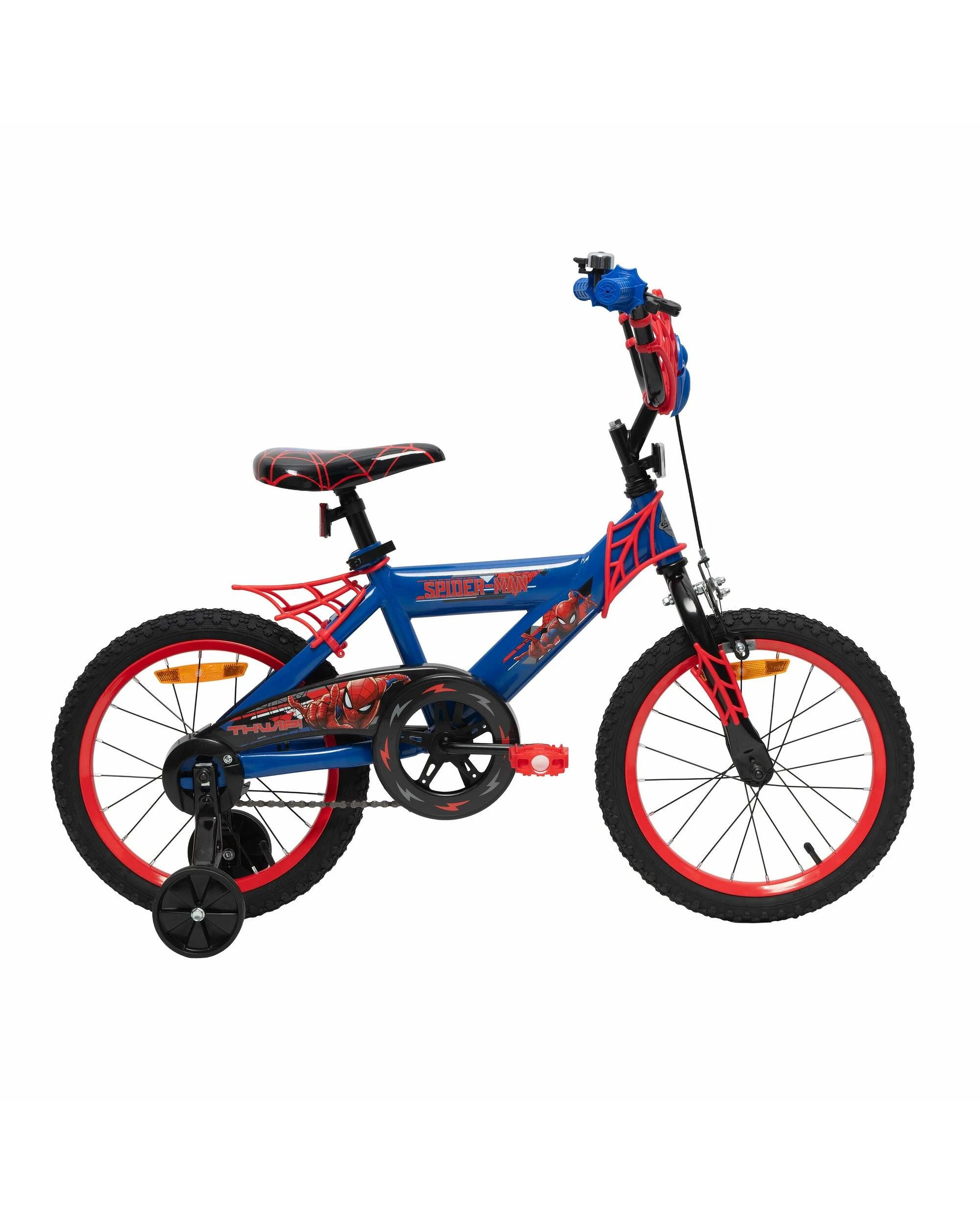 2 Marvel Spider-Man 40cm 3D Kids Bike - Blue, 2 of 6