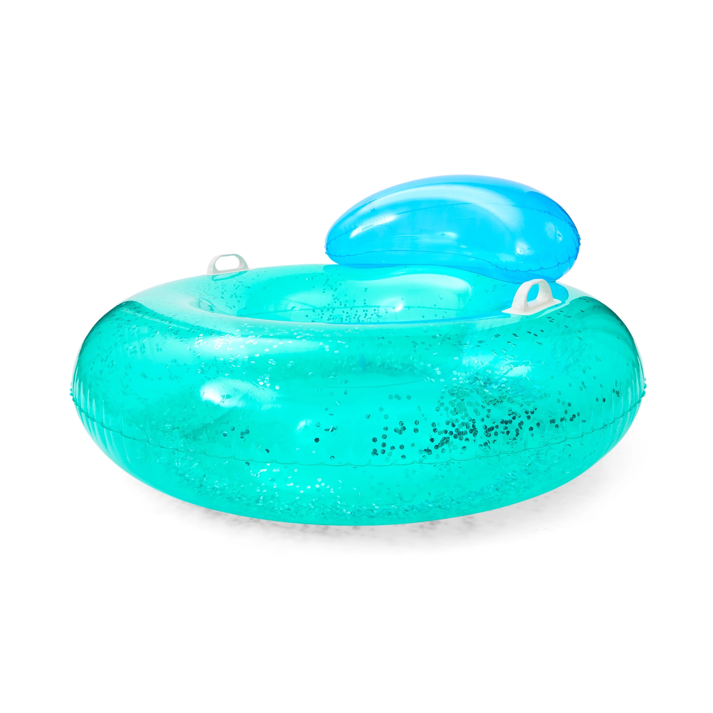 2 Inflatable Pillow Swim Ring with Glitter, 2 of 10